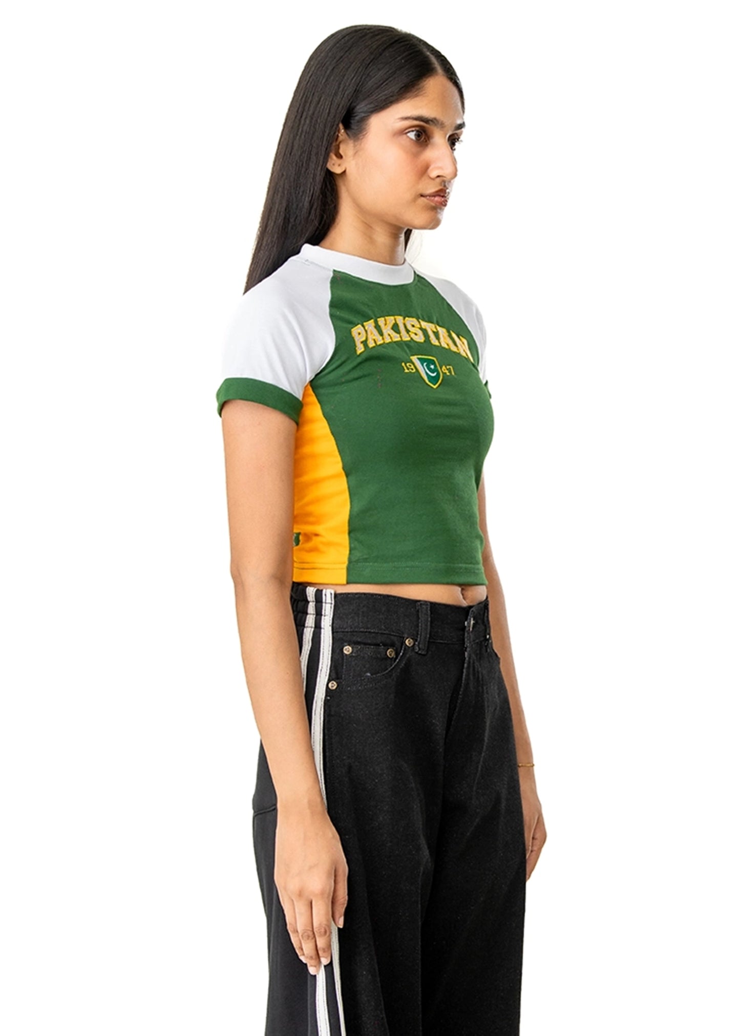 Motherland Green Green Pakistan Baby Tee - CULT - haider