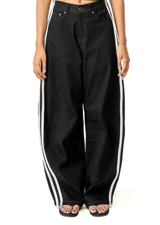 Dreams of Arthur Black Stripe Balloon Denim Cult Karachi Pakistan