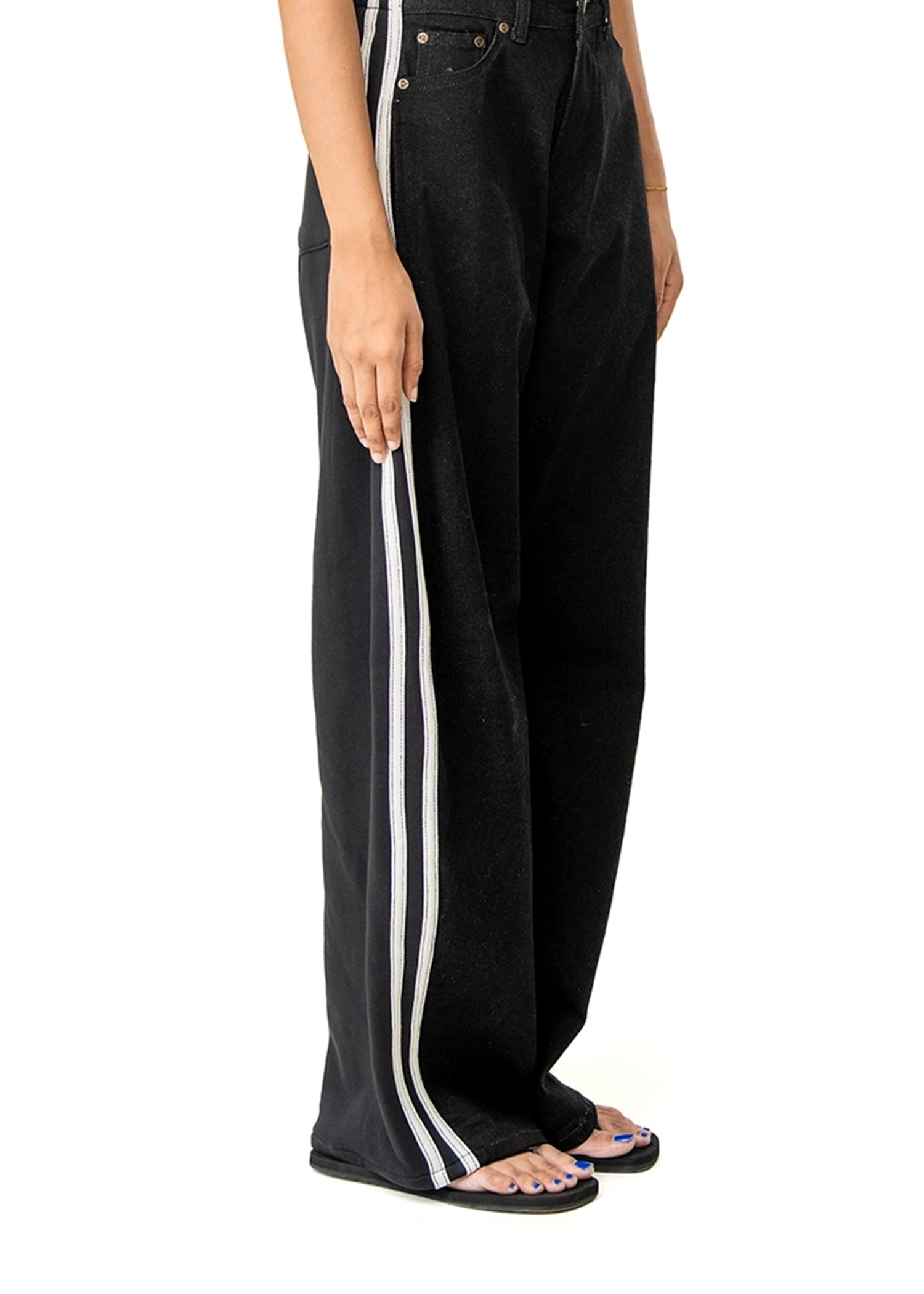 Dreams of Arthur Black Stripe Balloon Denim Cult Karachi Pakistan