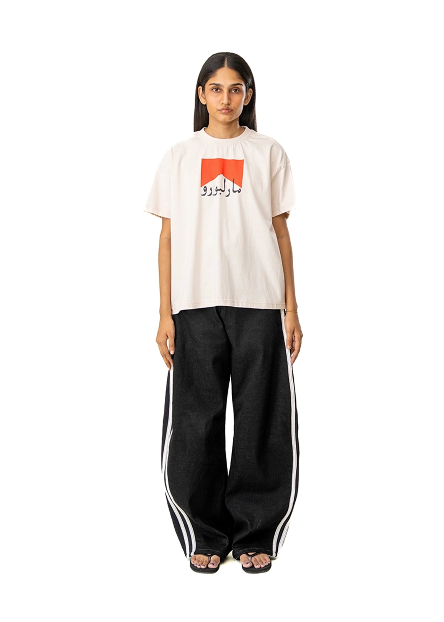 Motherland Off White Marlboro Cropped Tee Cult KArachi Pakistan