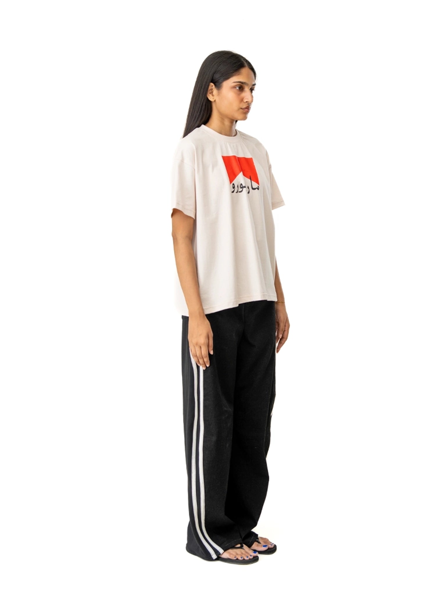 Motherland Off White Marlboro Cropped Tee Cult KArachi Pakistan