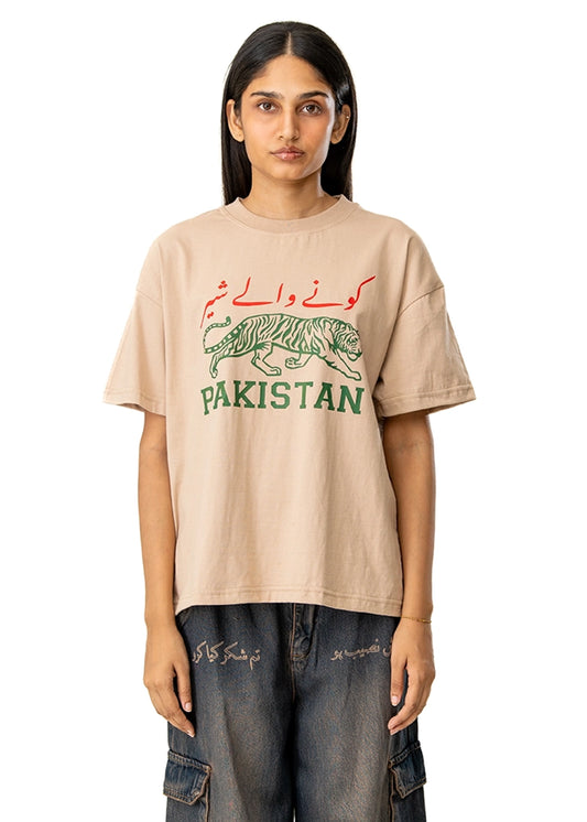 Motherland Off-White Corner Tiger Tee Cult Karachi Pakistan