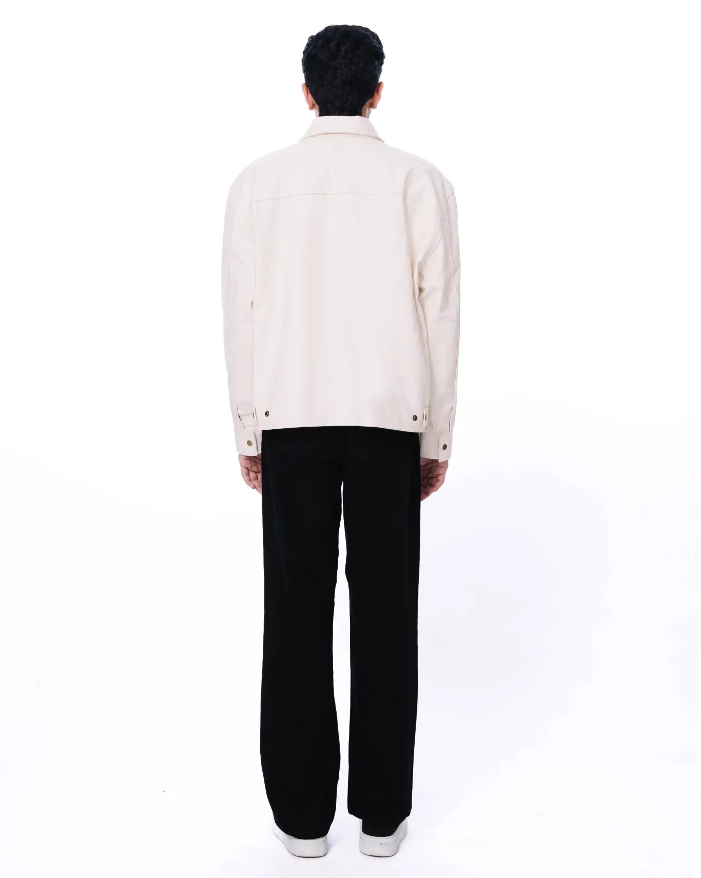 Cream Structure Jacket