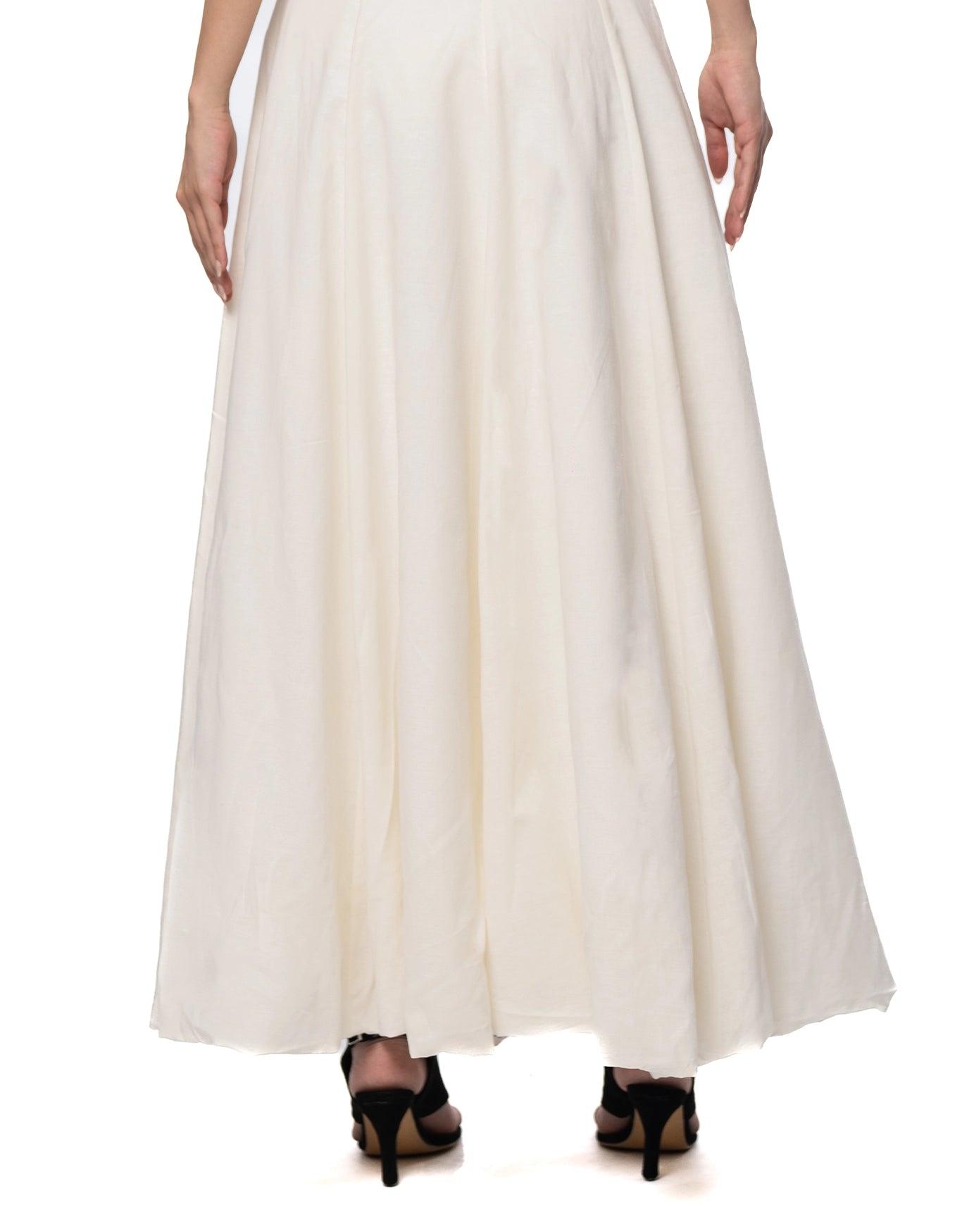 My Fern White White Gathered Volume Skirt - CULT - haider