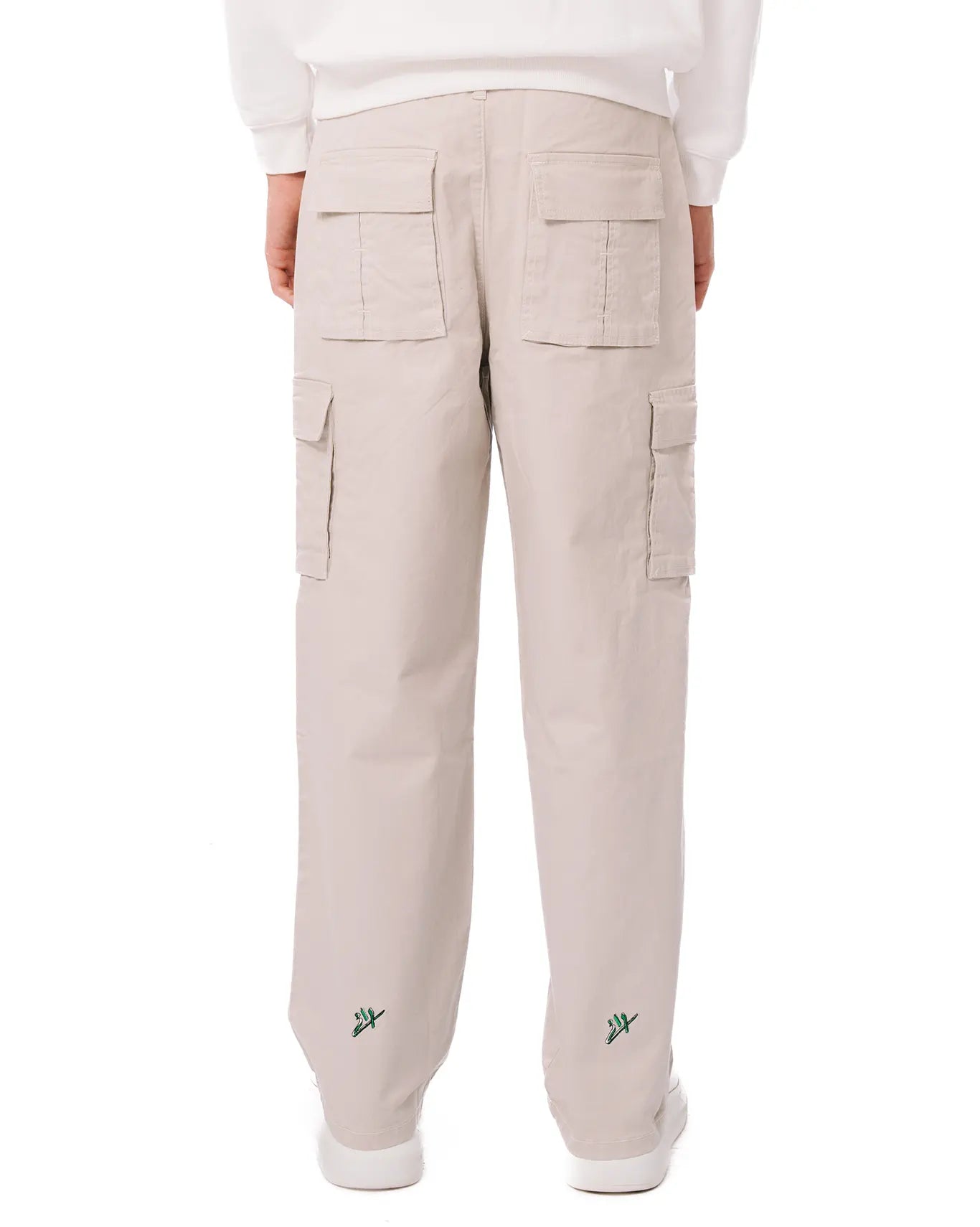 Loose Cargo Pants Beige