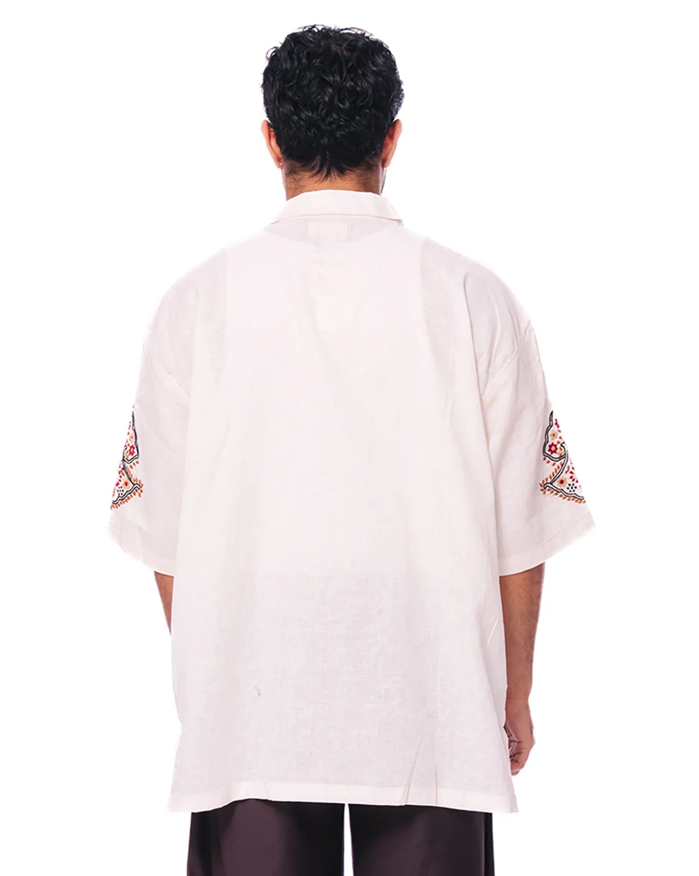 Collected XX Cream Cream Phool Shirt - CULT - haider