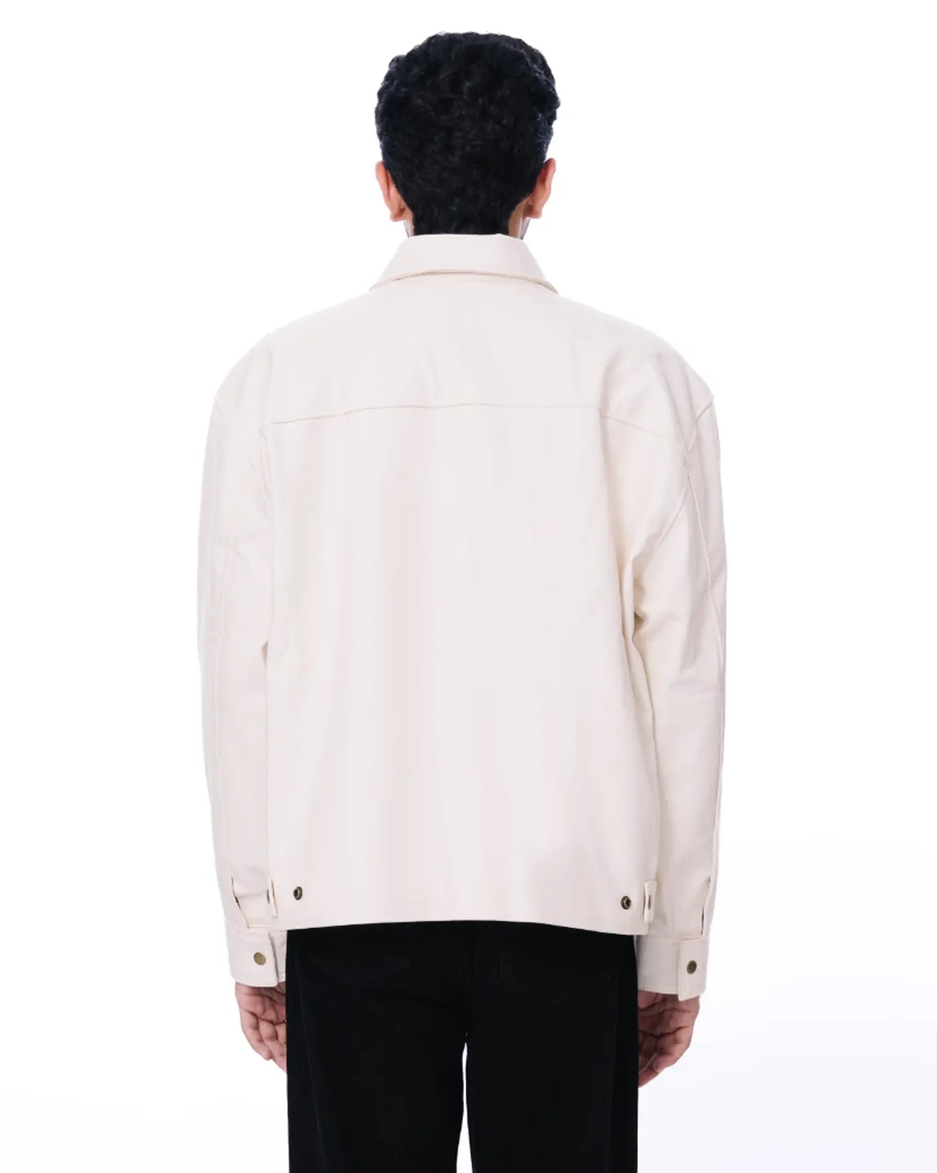 Cream Structure Jacket