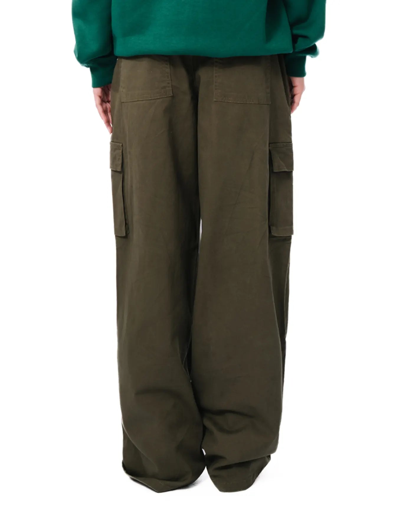 Loose Cargo Pants Olive