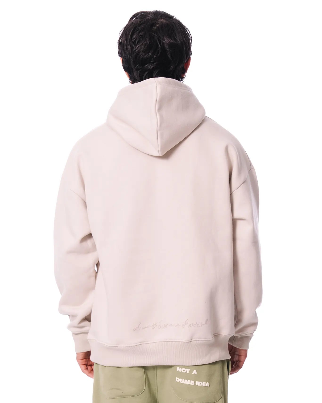 Naqees White Off White Essential Hoodie - CULT - haider