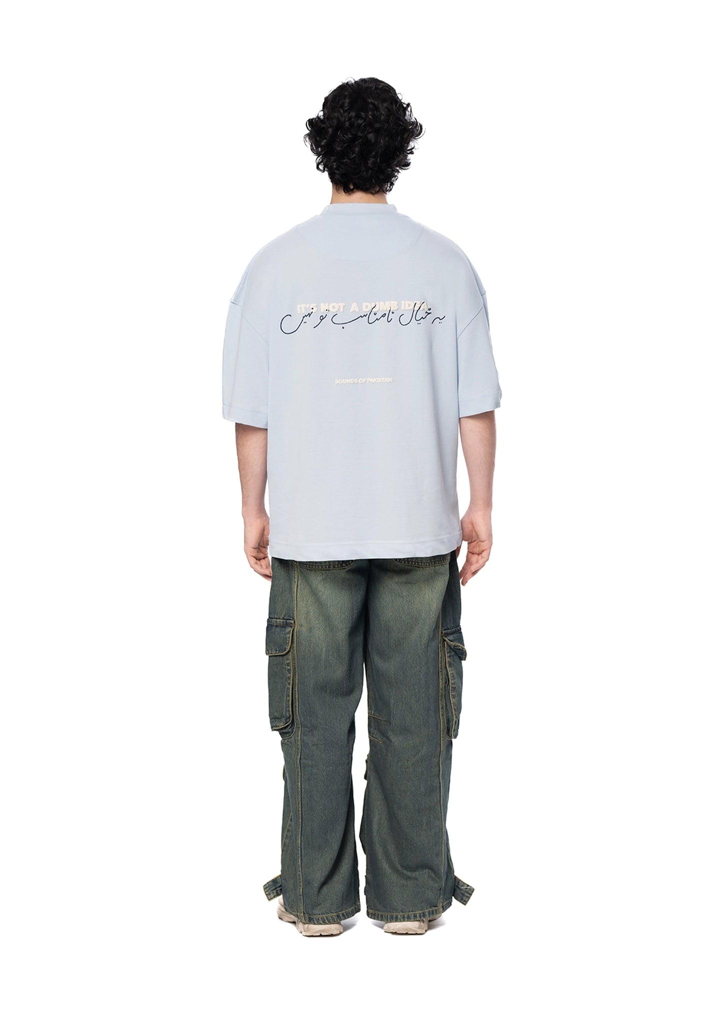 Naqees Green Technical Green Cargo Jeans - CULT - haider