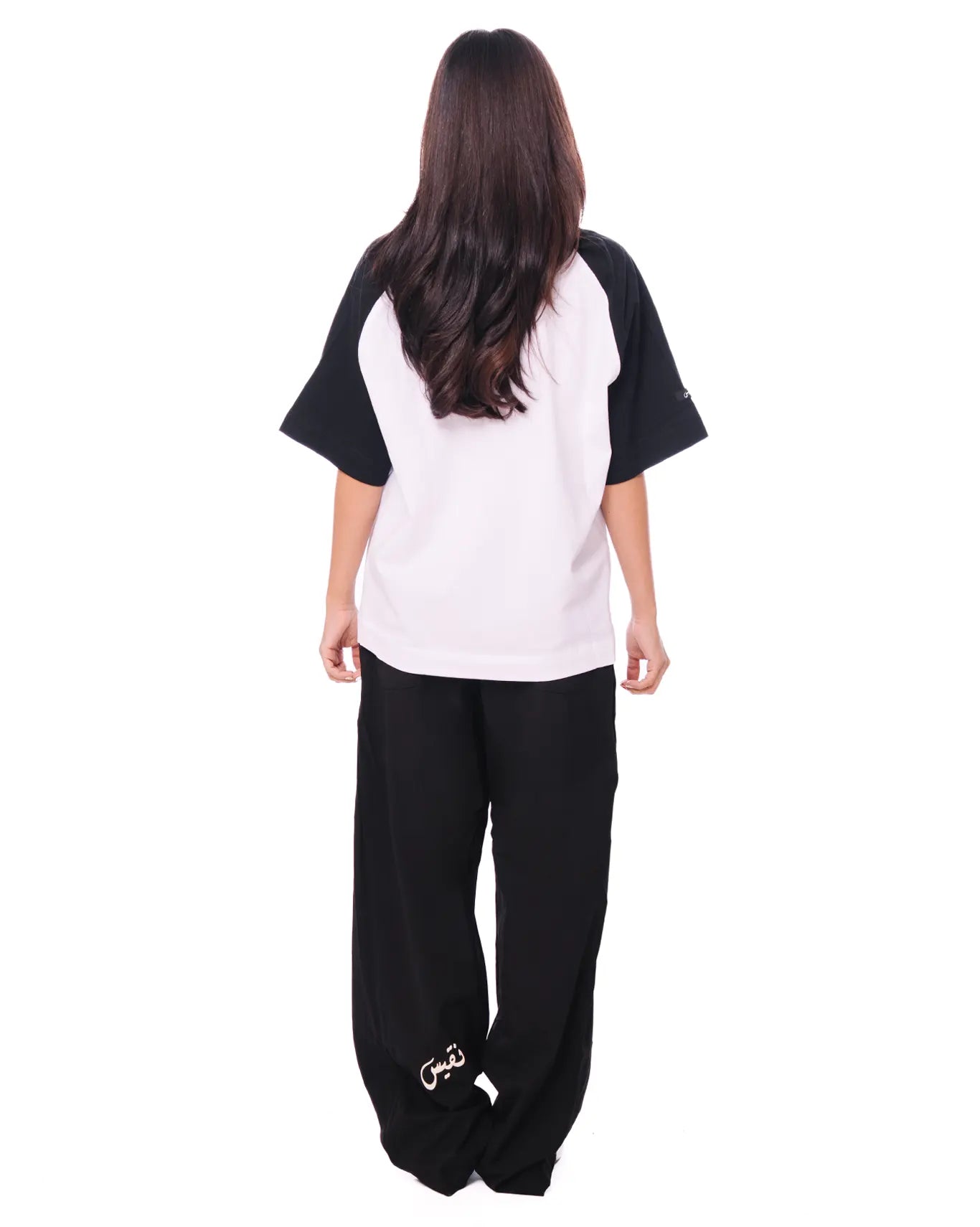 Naqees Black Black Pleated Pants - CULT - haider