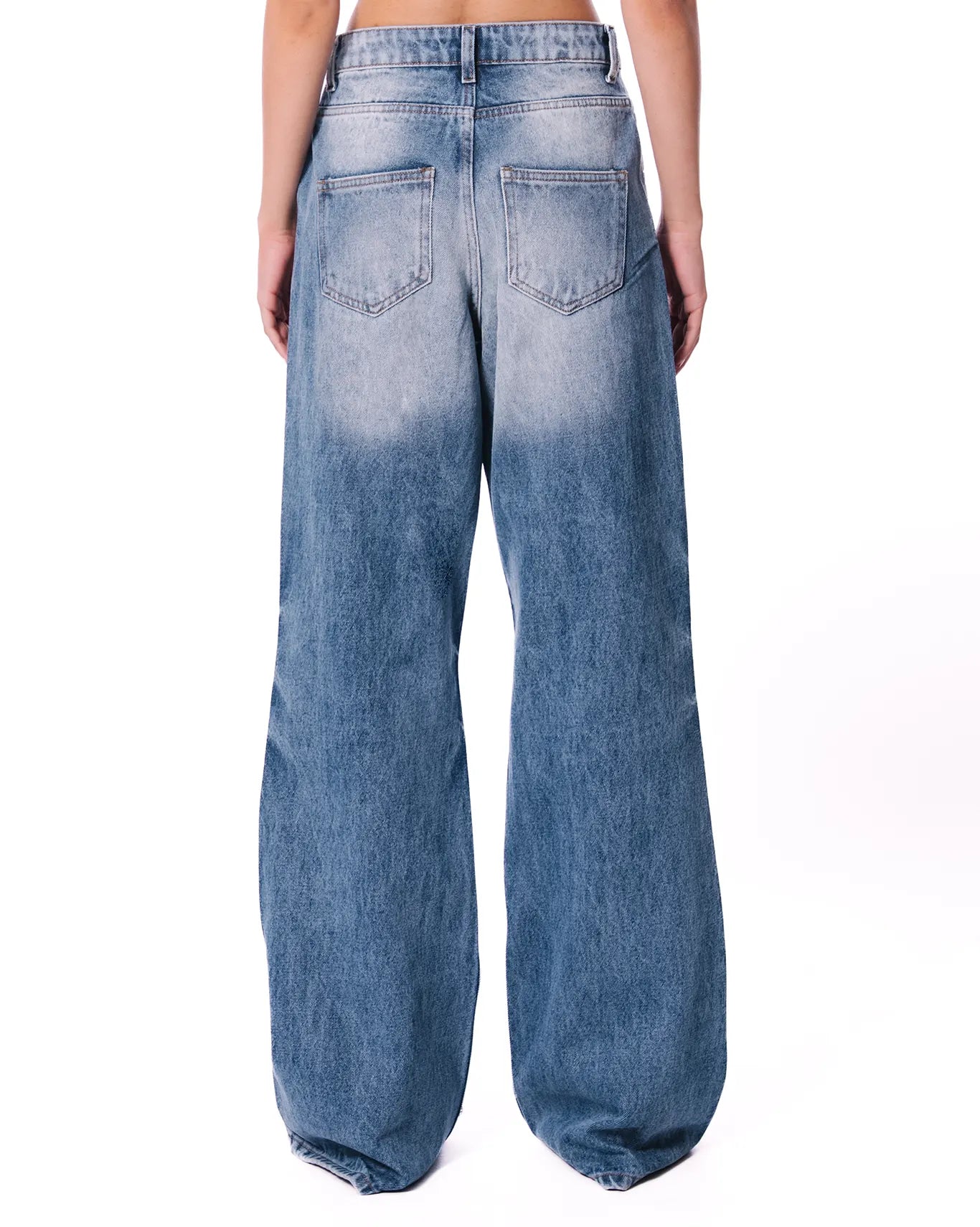 Dreams of Arthur Blue Rhinestone Sparkly Denims - CULT