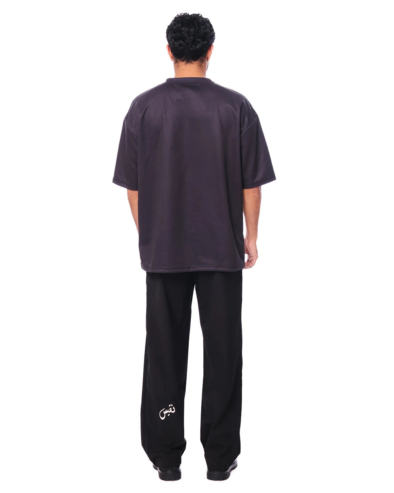 Naqees Black Black Pleated Pants - CULT - haider