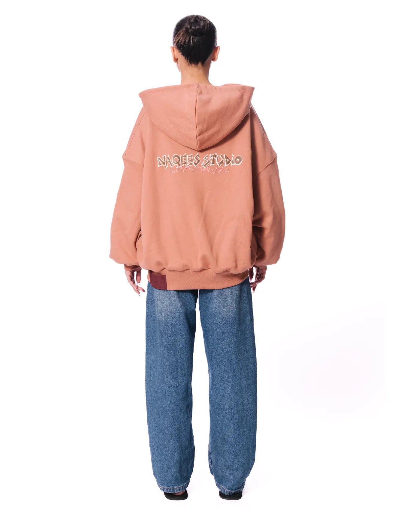 Naqees Rust Rust Reversible Balloon Hoodie - CULT - haider