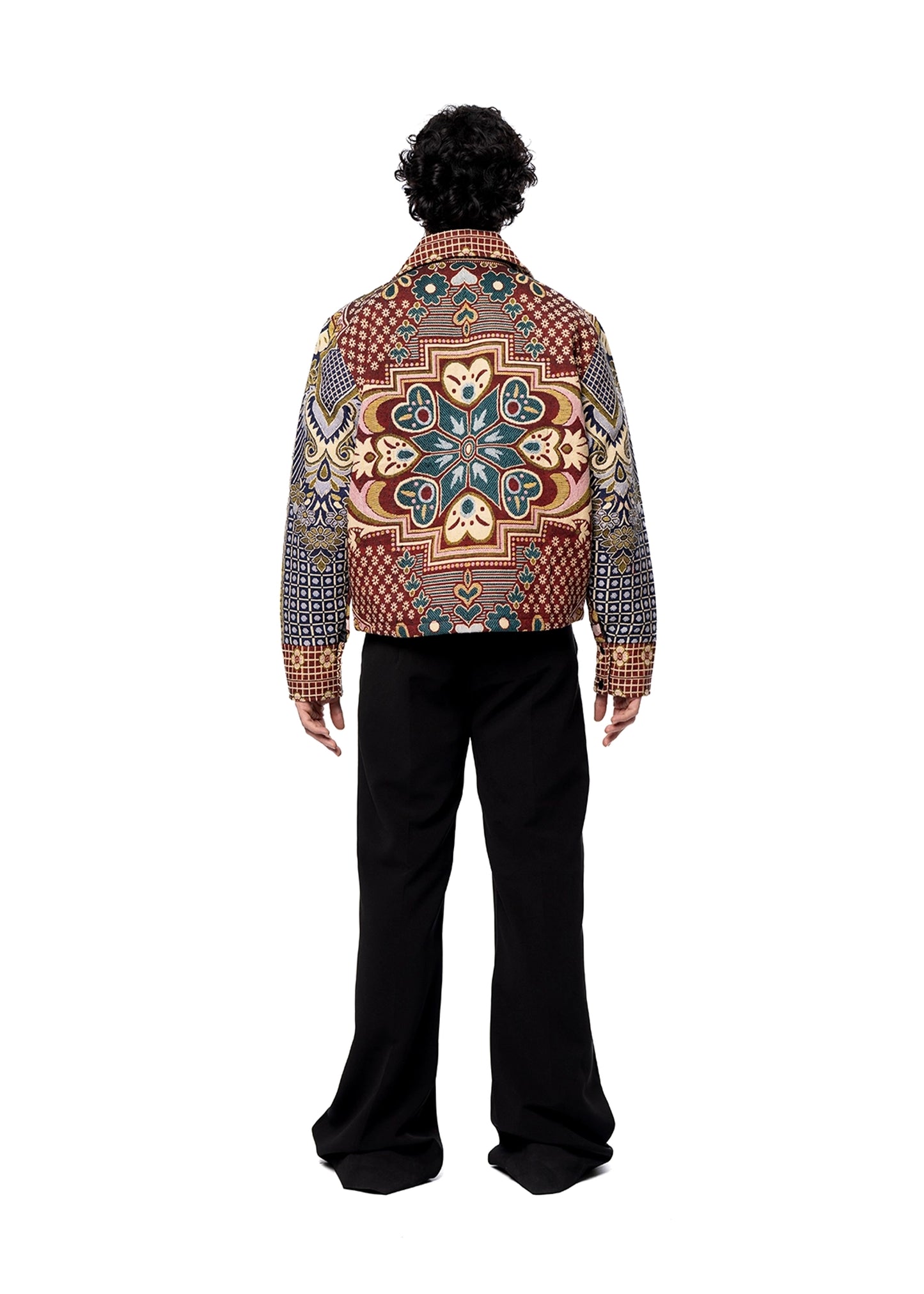 Collected XX Multicolor Multicolor Gul Bahaar Cropped Jacket - CULT - haider