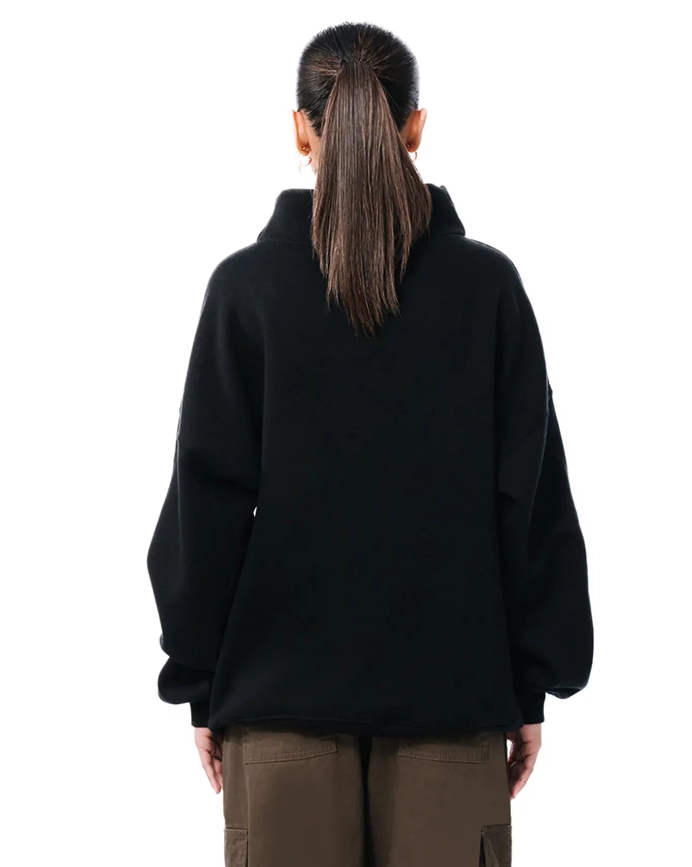 Oversized Cowl Neck Sweatshirt