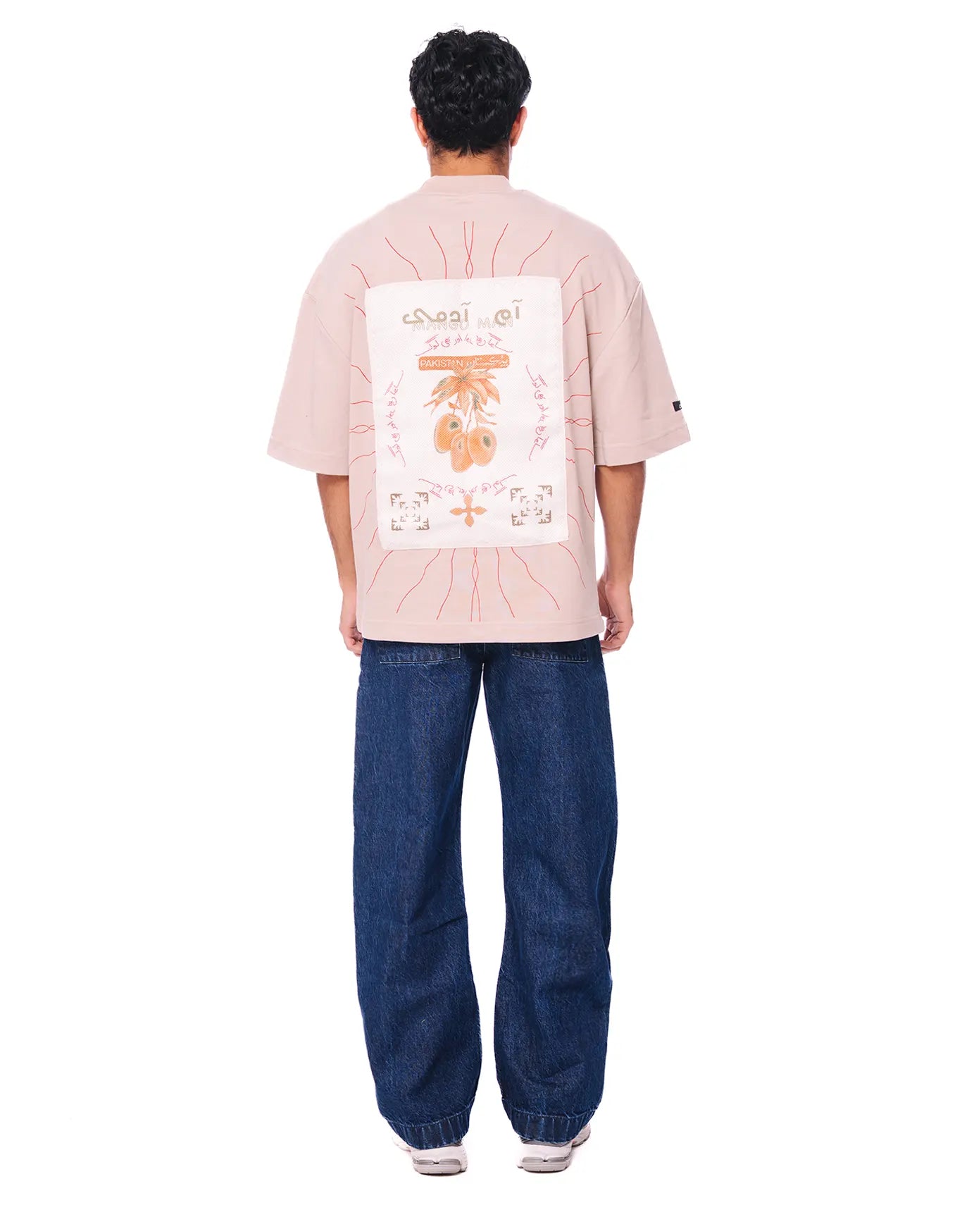 Naqees Beige Mango Tee - CULT - haider