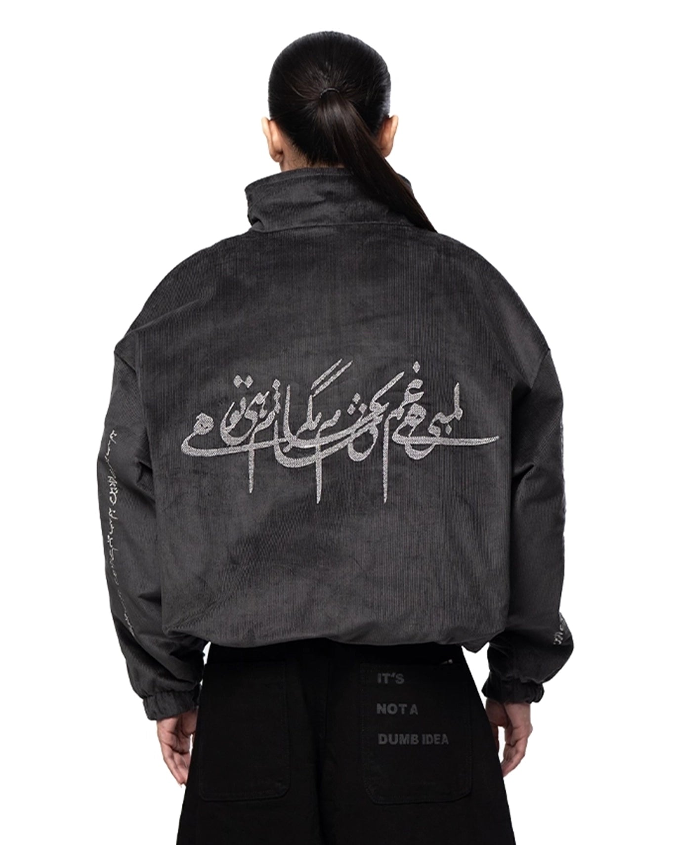 Naqees Grey Shaam Corduroy Jacket Cult Pakistan