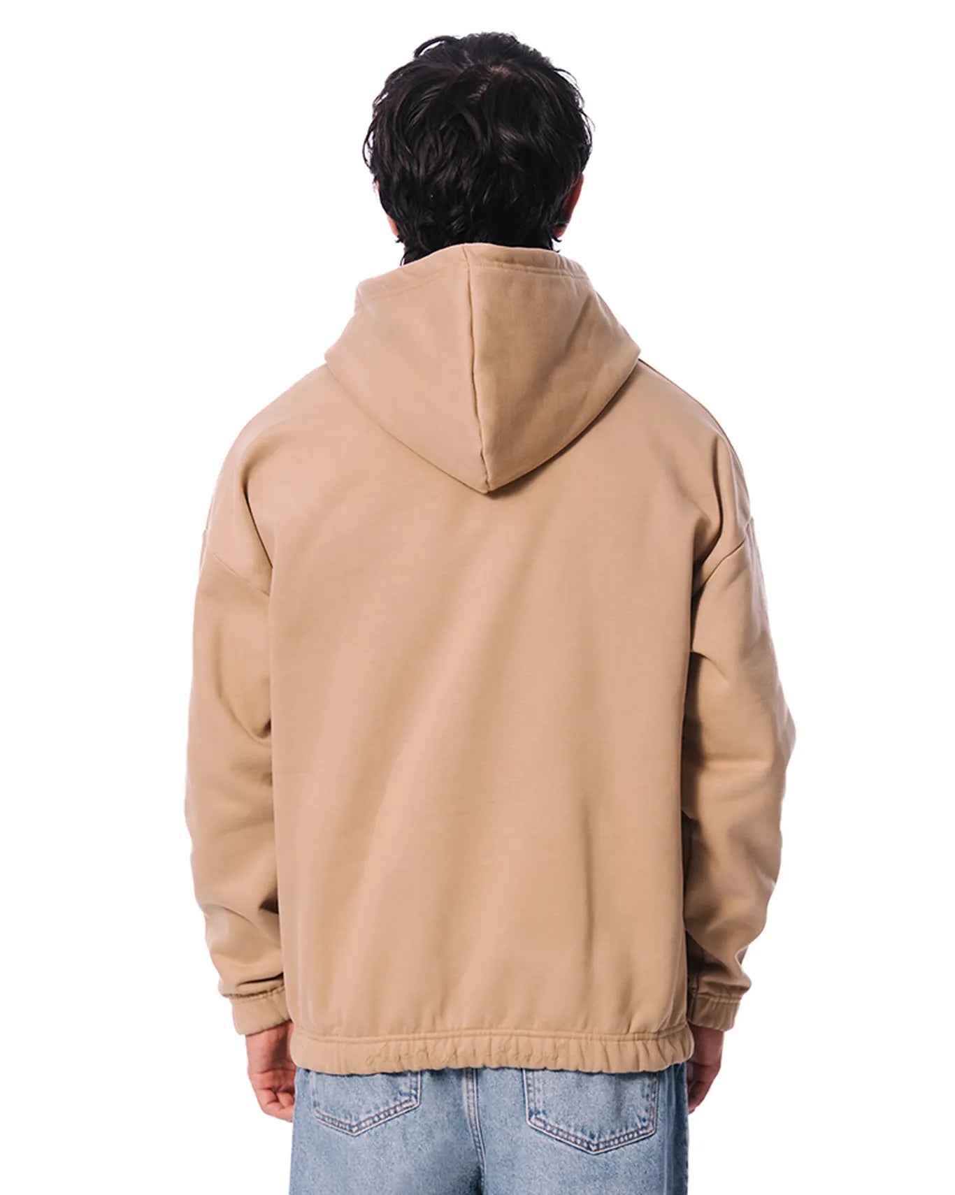 Naqees Beige Camel Essential Hoodie - CULT