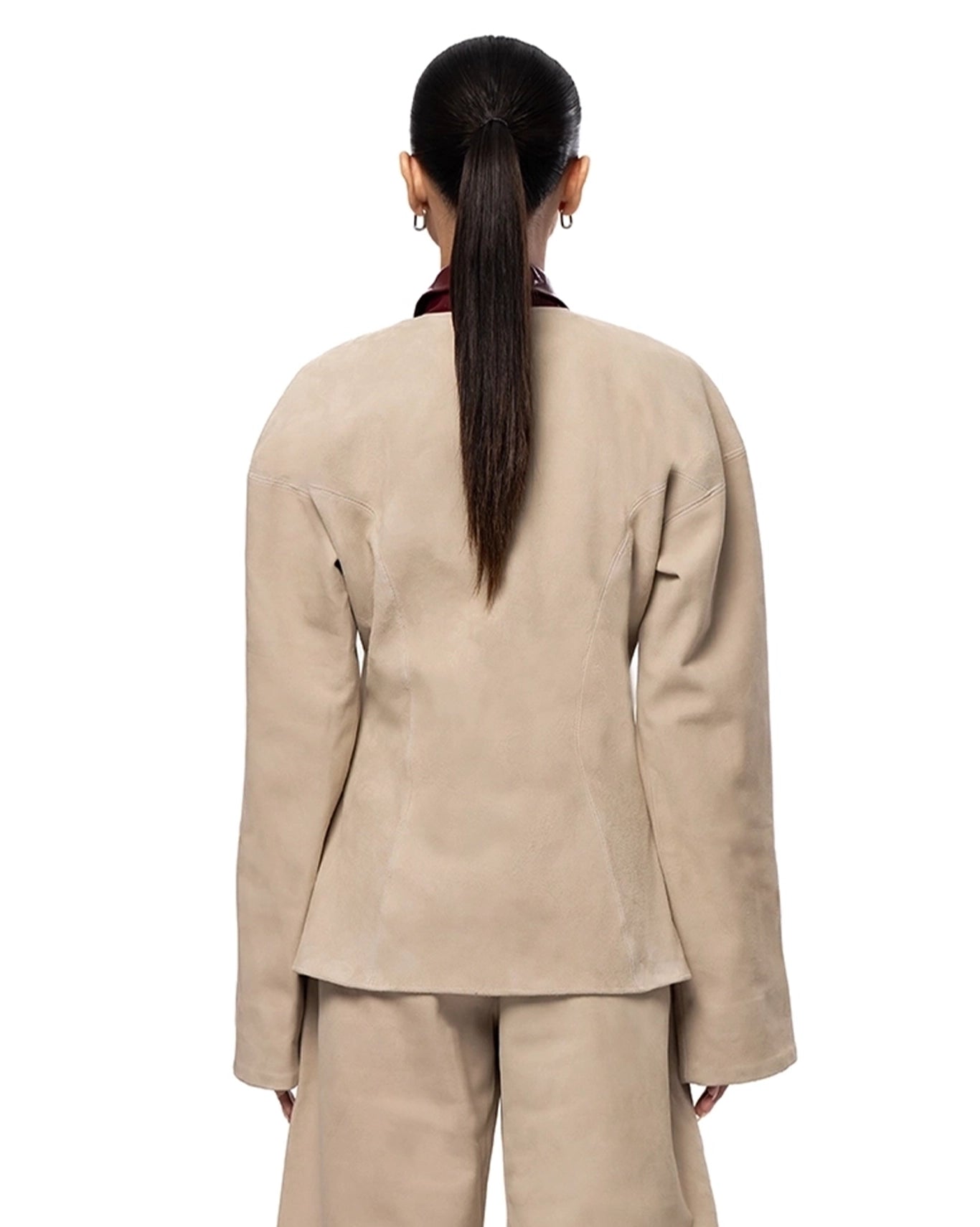 Project 1959 Beige Beige Marlin Suede Jacket - CULT - haider