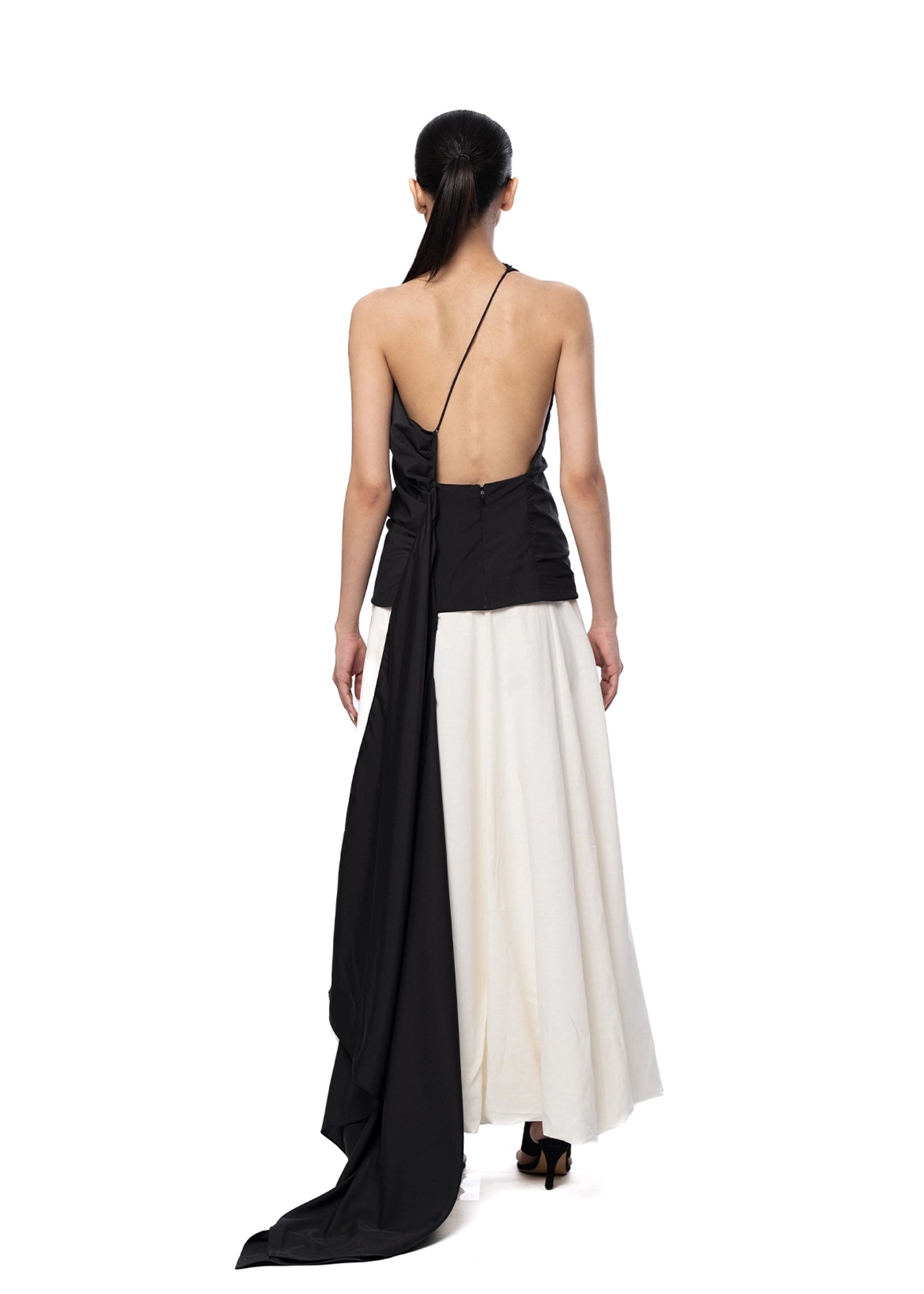 My Fern White White Gathered Volume Skirt - CULT