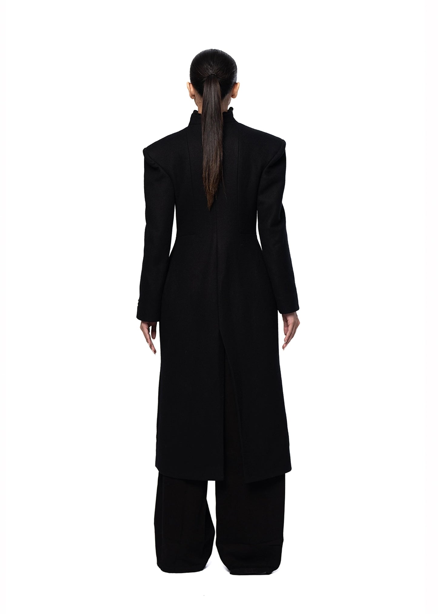 Project 1959 Black Black Axis Coat - CULT - haider