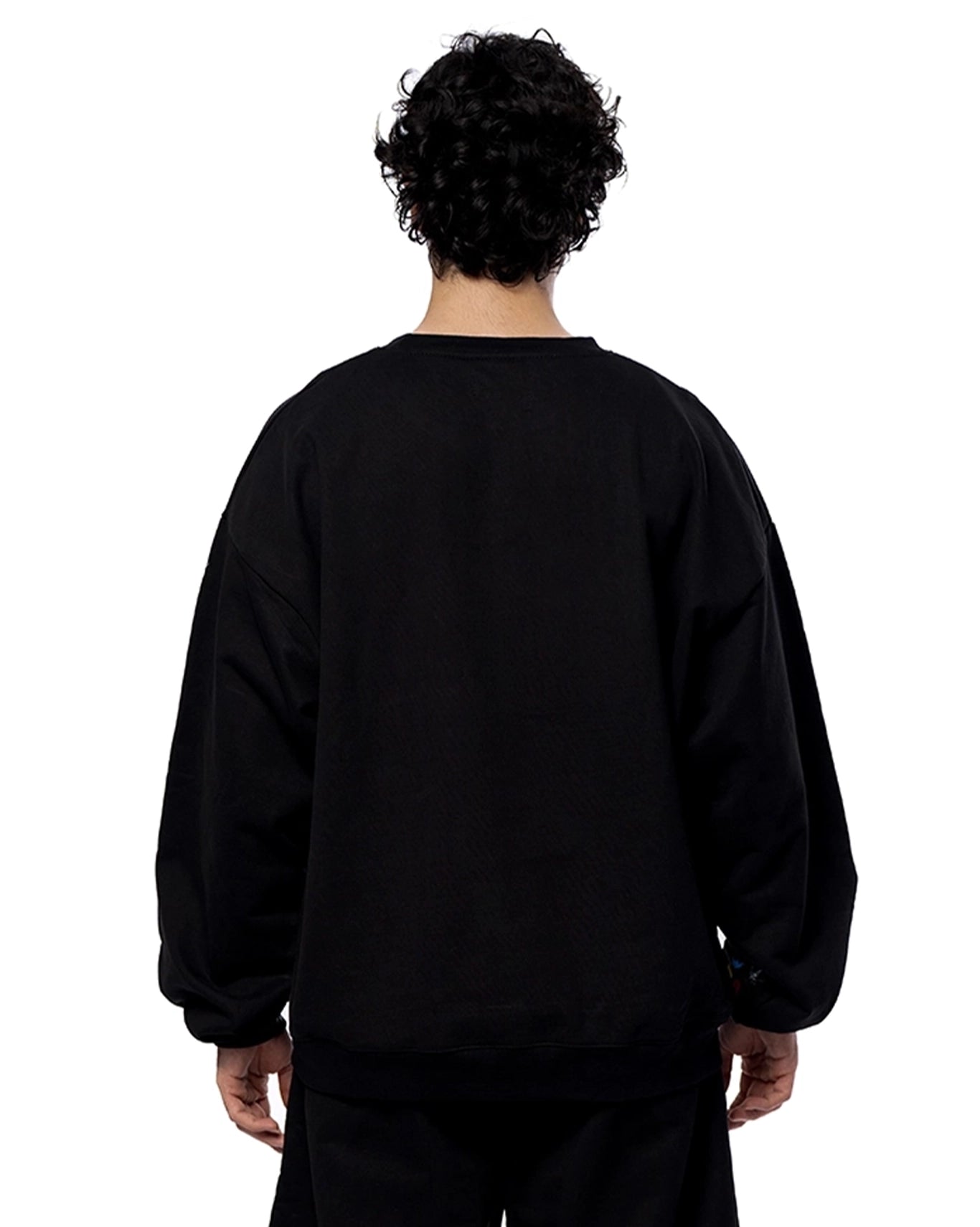 Collected XX Black Hand Painted Sweatshirt Cult Karachi Pakistan
