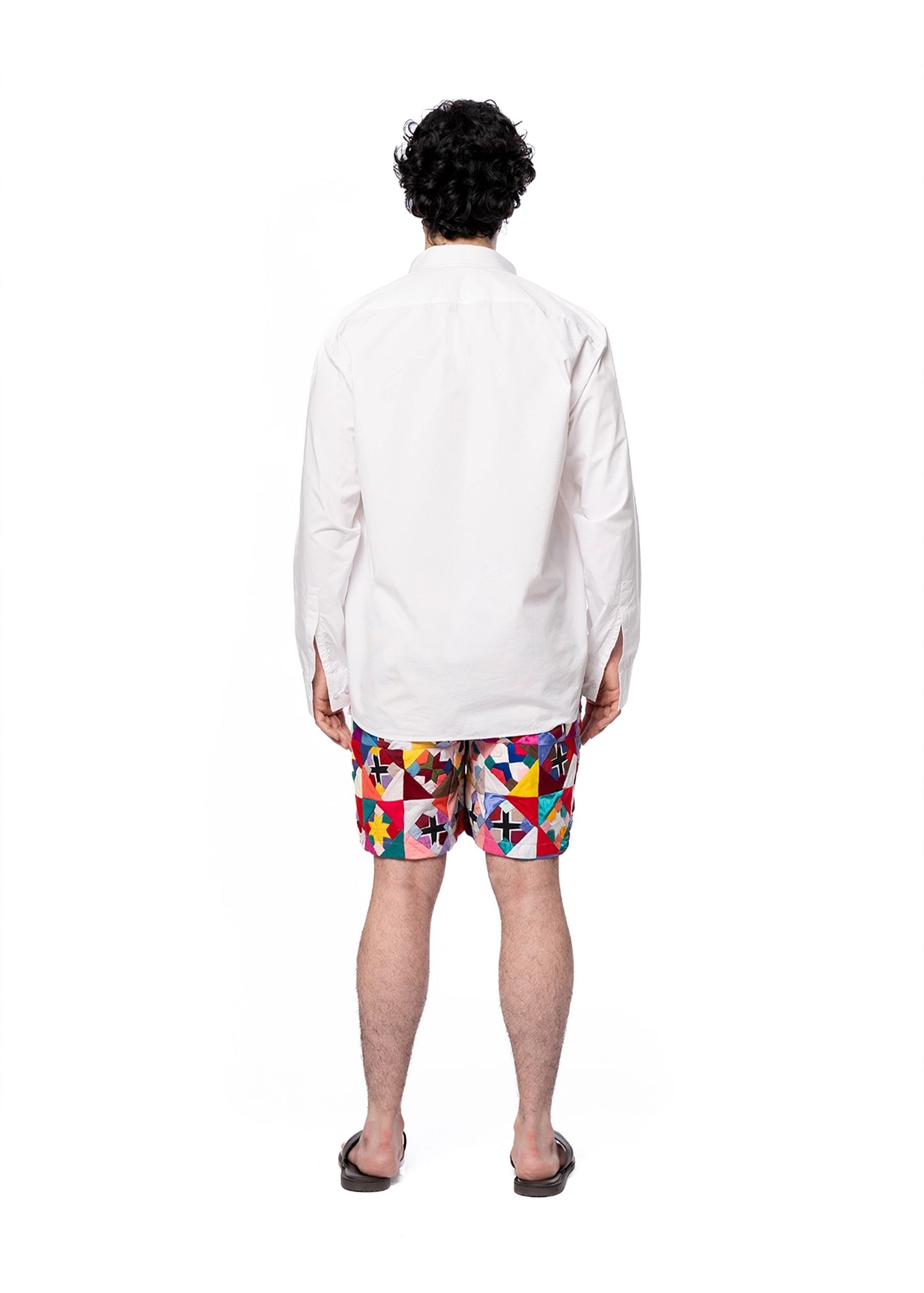 Another Sect White White Moti Hand Appliqued Shirt - CULT - haider