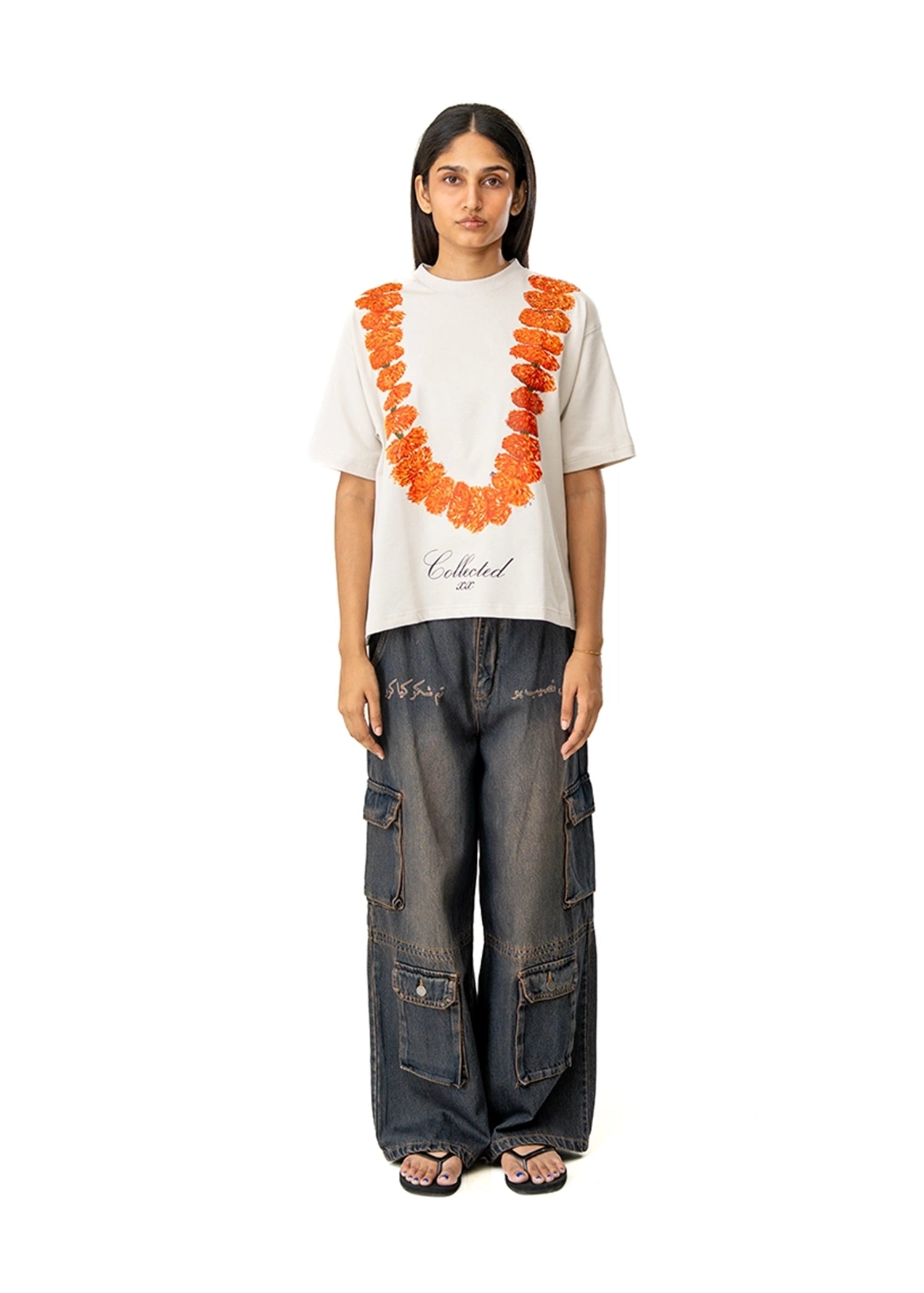 Collected XX White Genda Haar Shirt Cult Karachi Pakistan