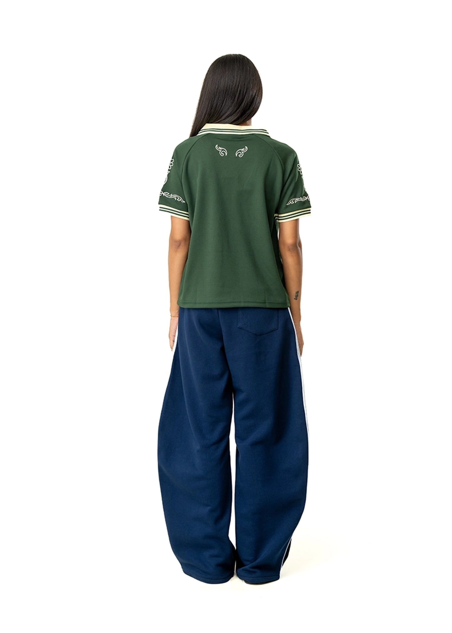 Motherland Green Green Embroidery Soccer Jersey #5 - CULT - haider