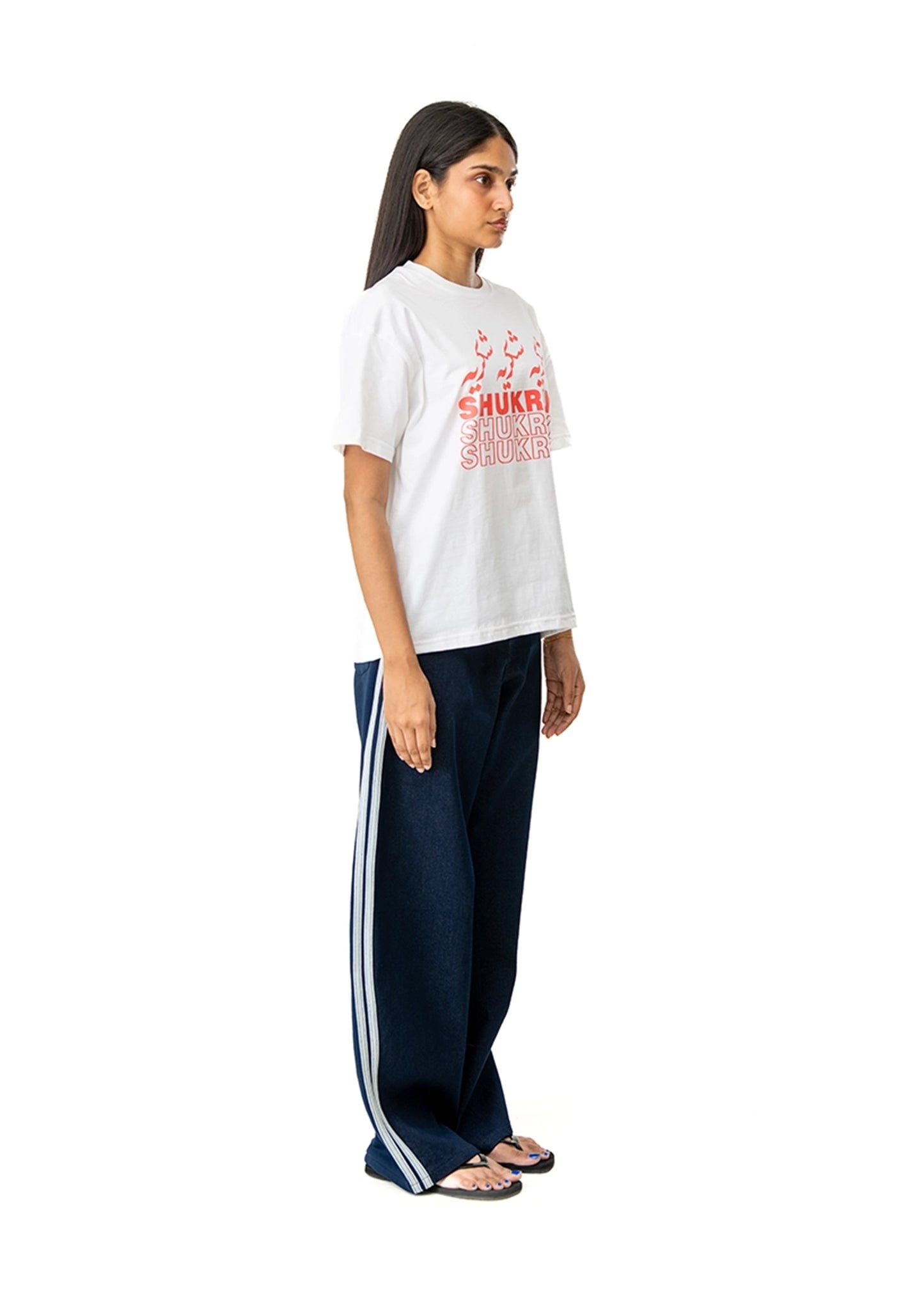 Motherland White White Shukriya Tee - CULT - haider
