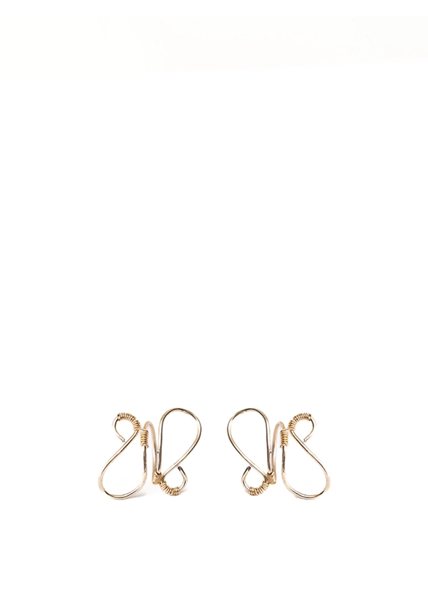 Jahanara Jewels Gold Gold Curve Weave Ring - CULT - haider