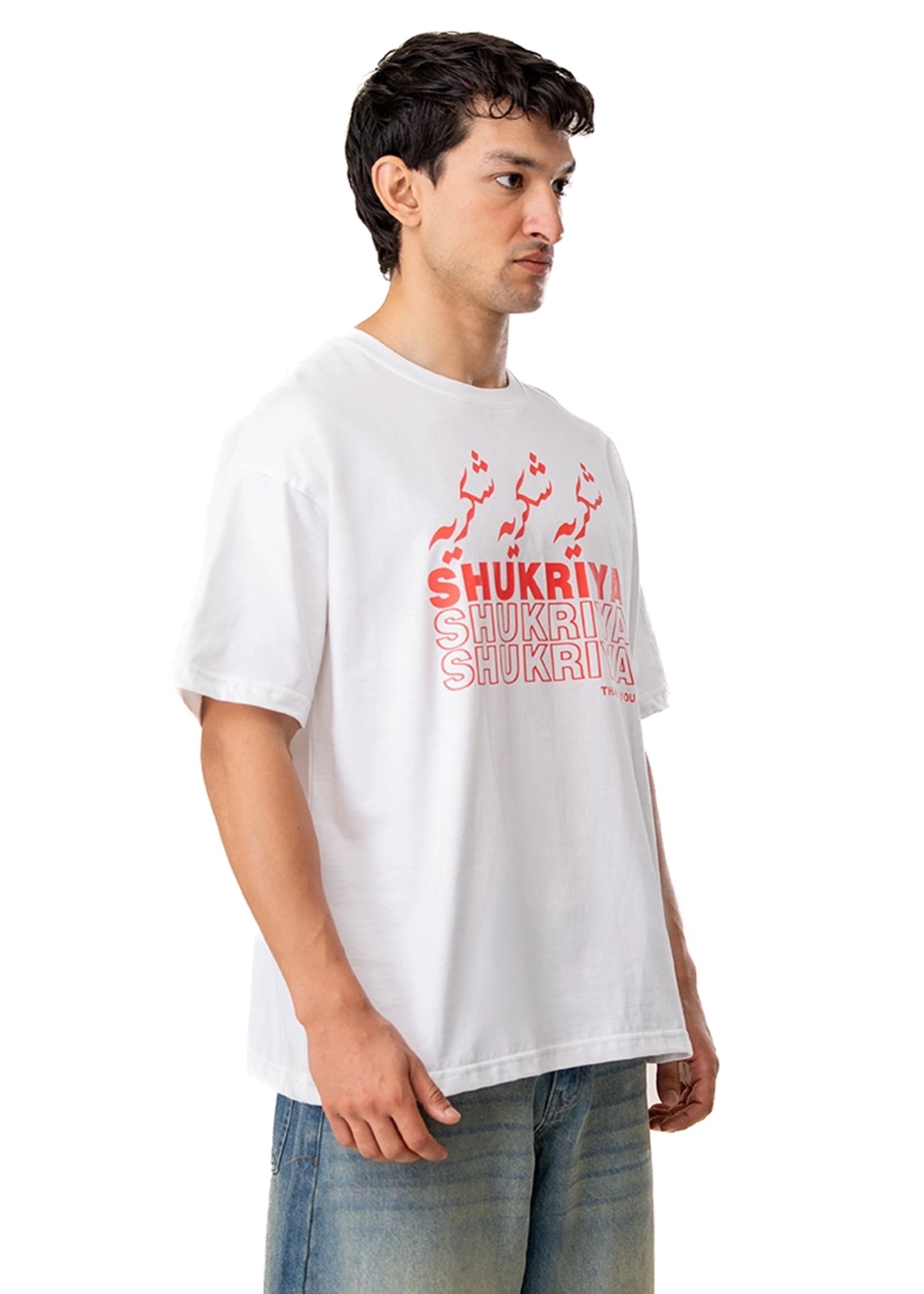 Motherland White White Shukriya Tee - CULT - haider