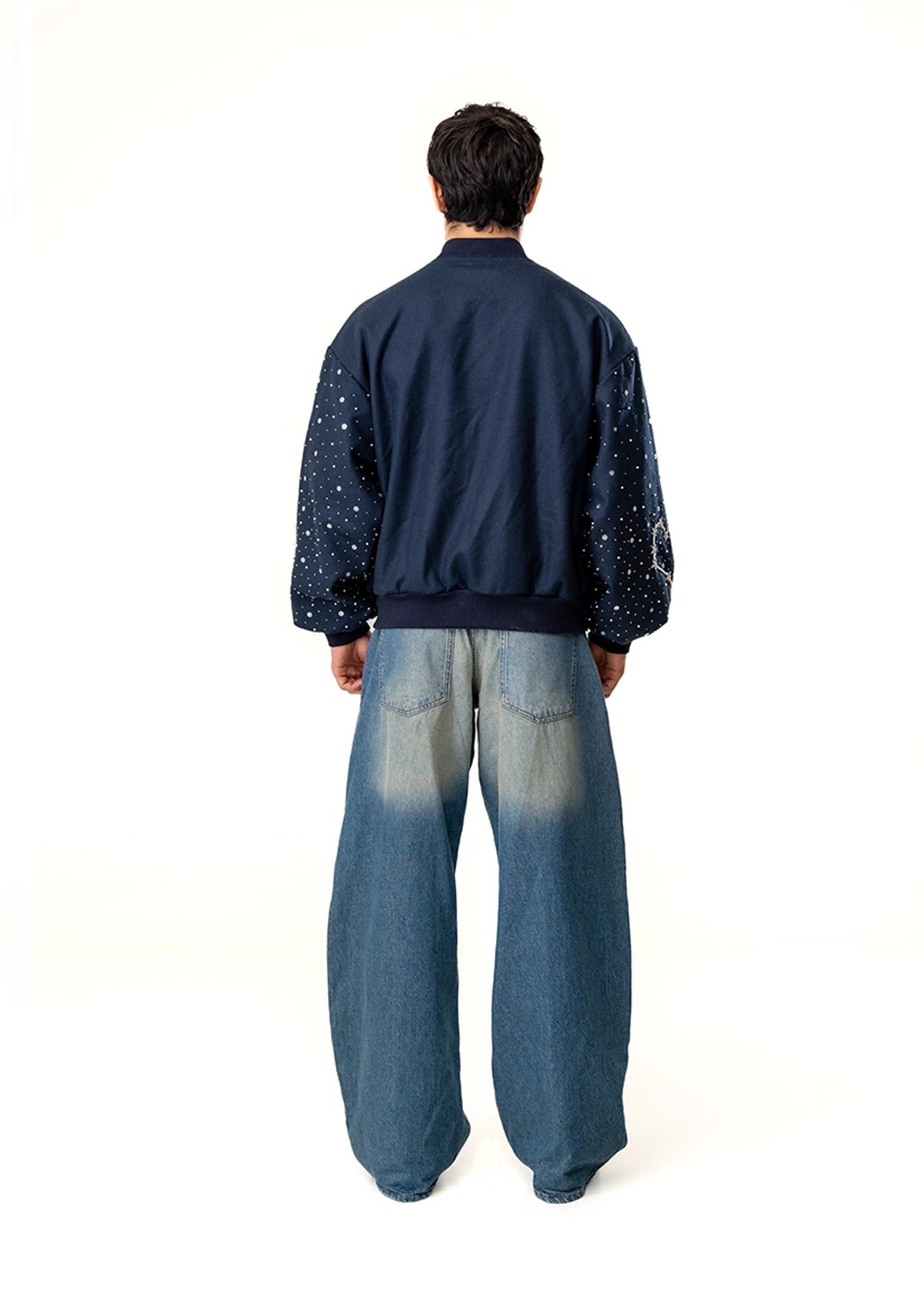 Dreams of Arthur Navy Blue Spaceman Bomber Jacket Cult Karachi Pakistan