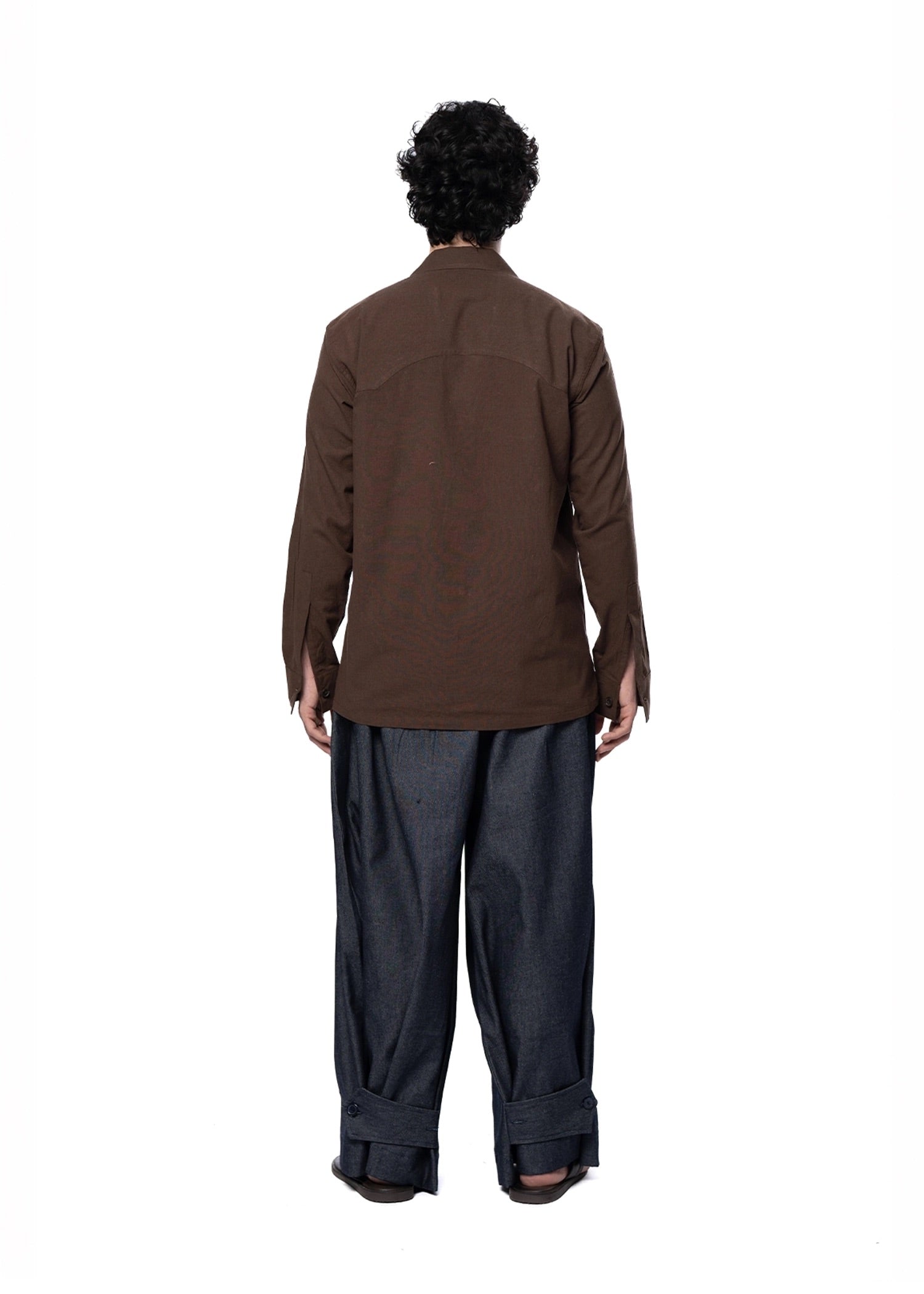 Another Sect Brown Lali Appliqued Jacket Cult Karachi Pakistan