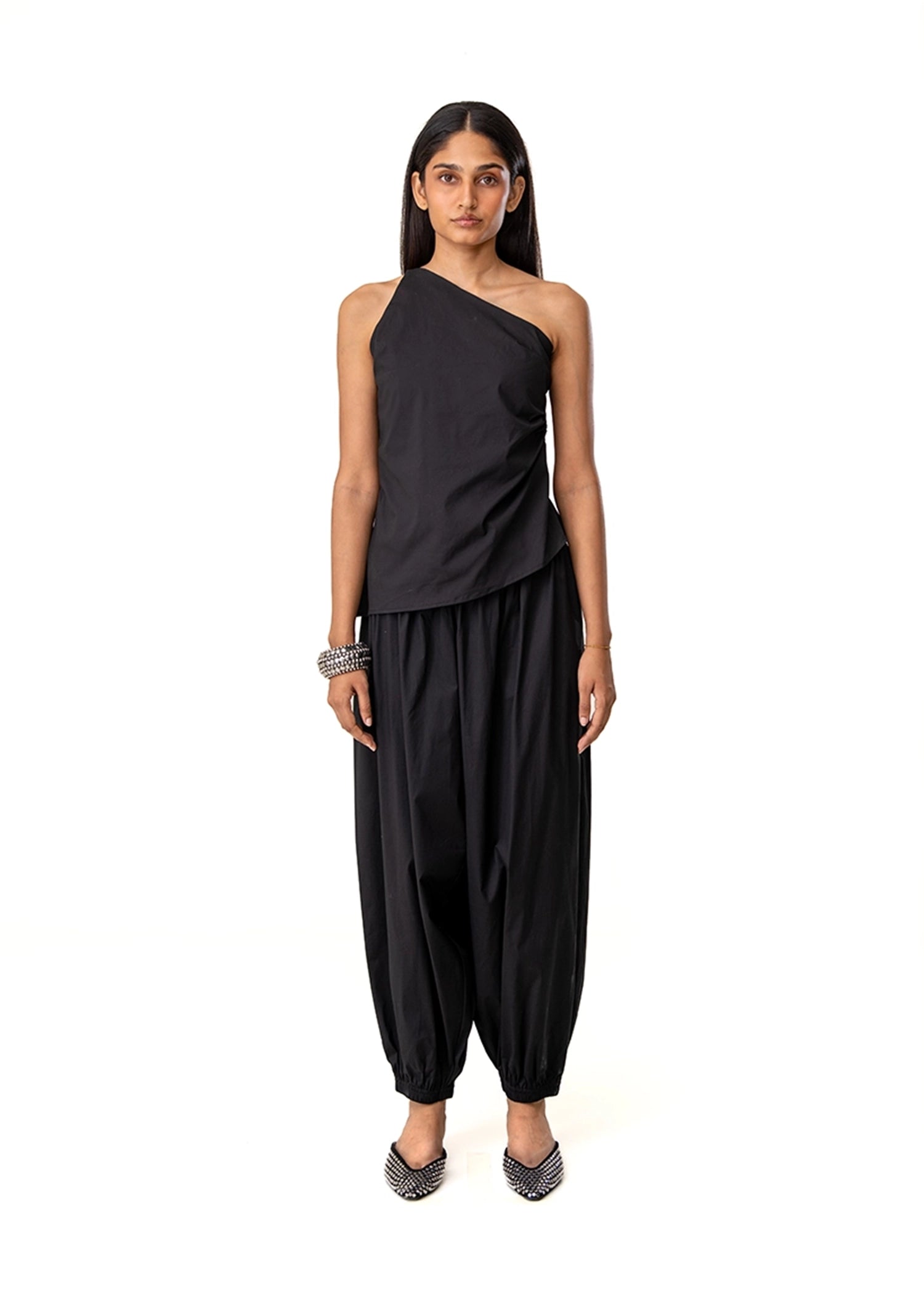 Curated Officials One Shoulder Black Balloon Set Cult Karachi Pakistan
