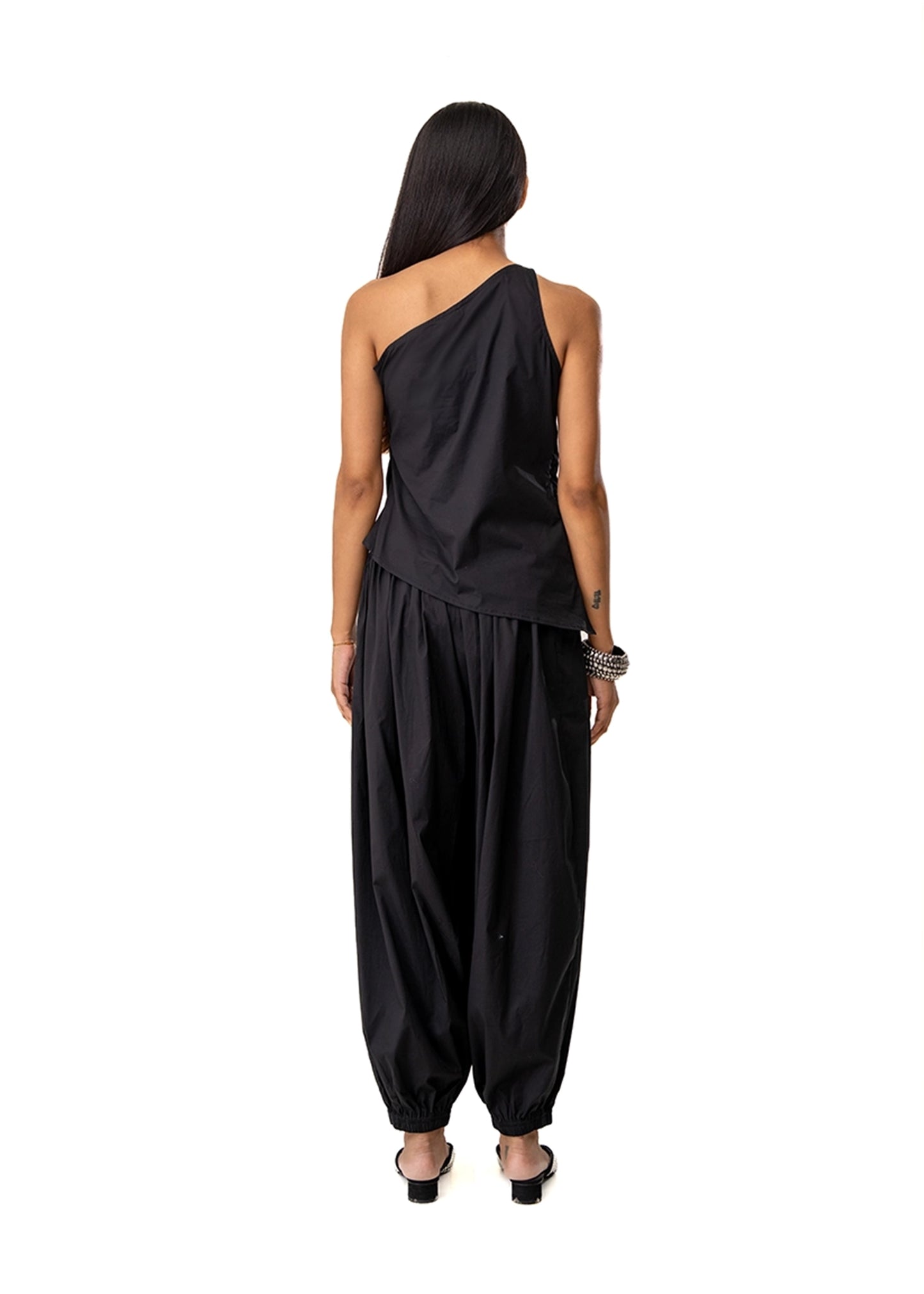 Curated Official Black One Shoulder Black Balloon Set - CULT - haider