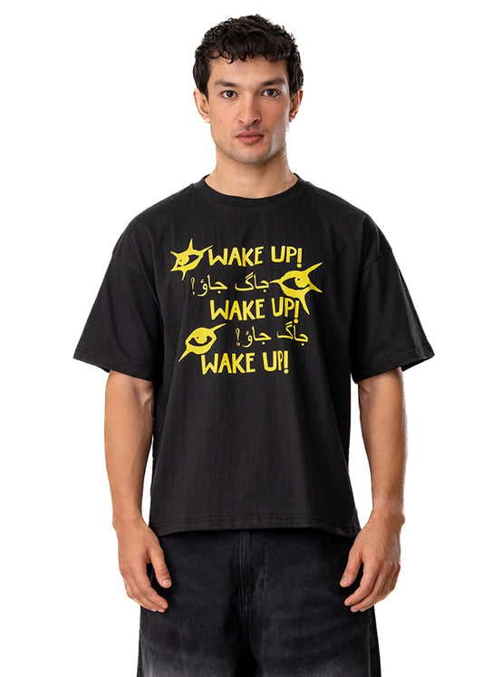 Motherland Black Wake Up Tee Cult Karachi Pakistan