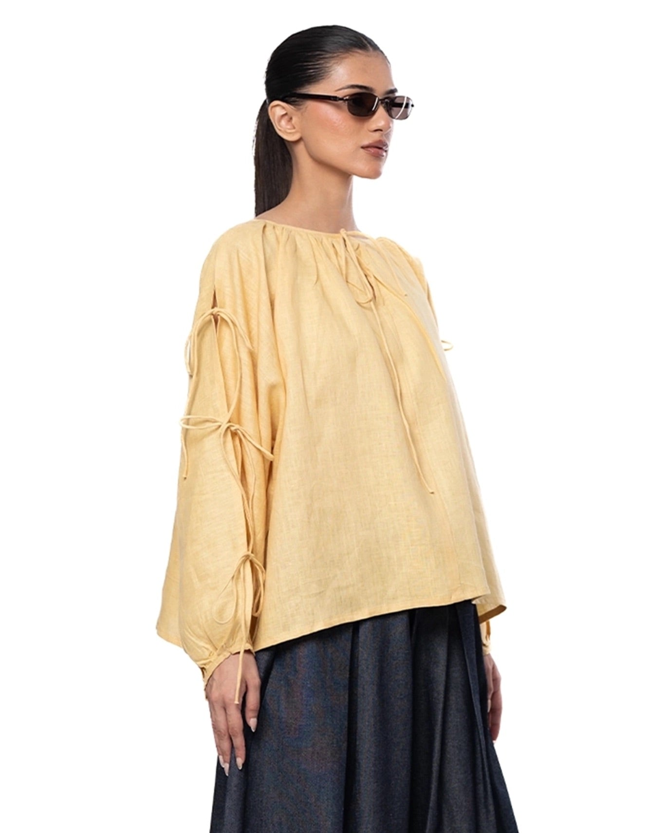 Cultishh Yellow The Yellow Simra Top - CULT - haider