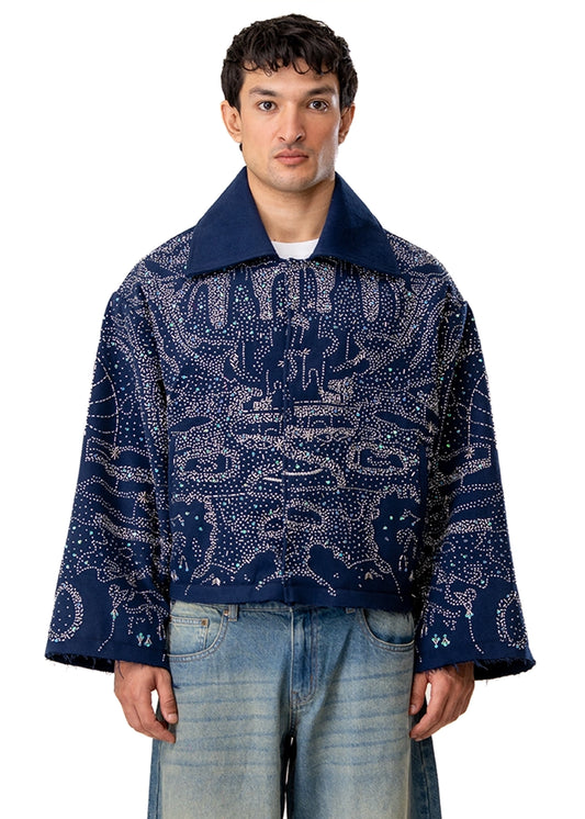 Dreams of Arthur Navy Blue Midnight Jacket Cult Karachi Pakistan