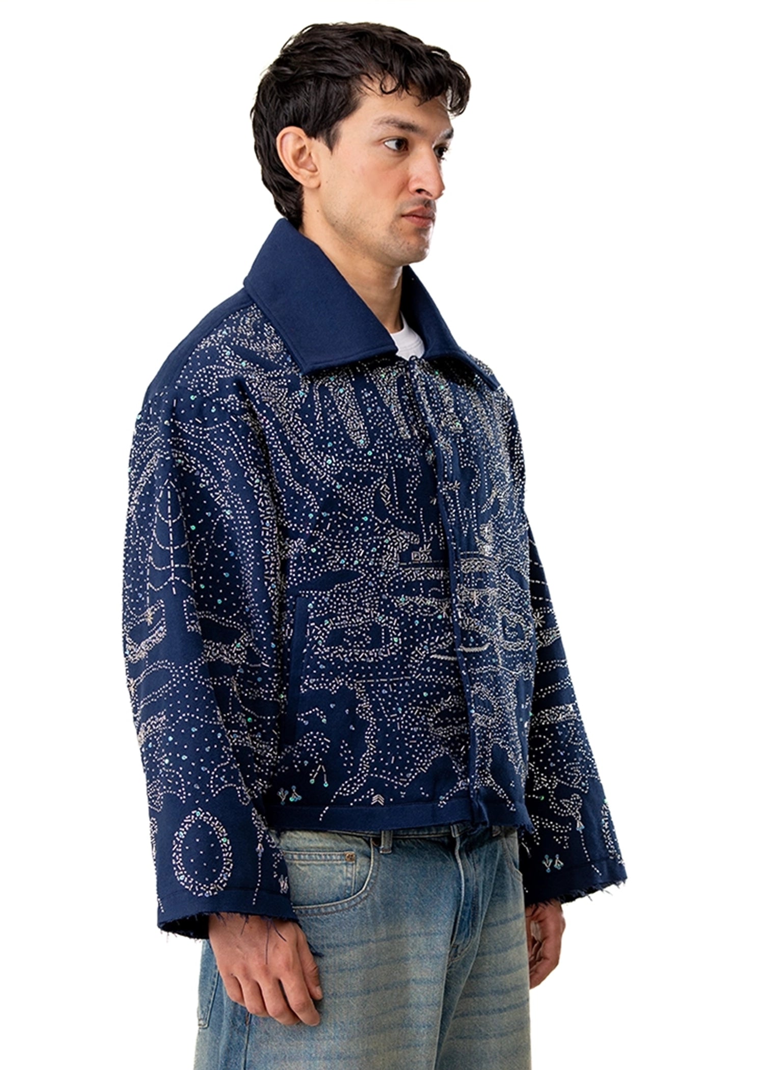 Dreams of Arthur Navy Blue Midnight Jacket Cult Karachi Pakistan