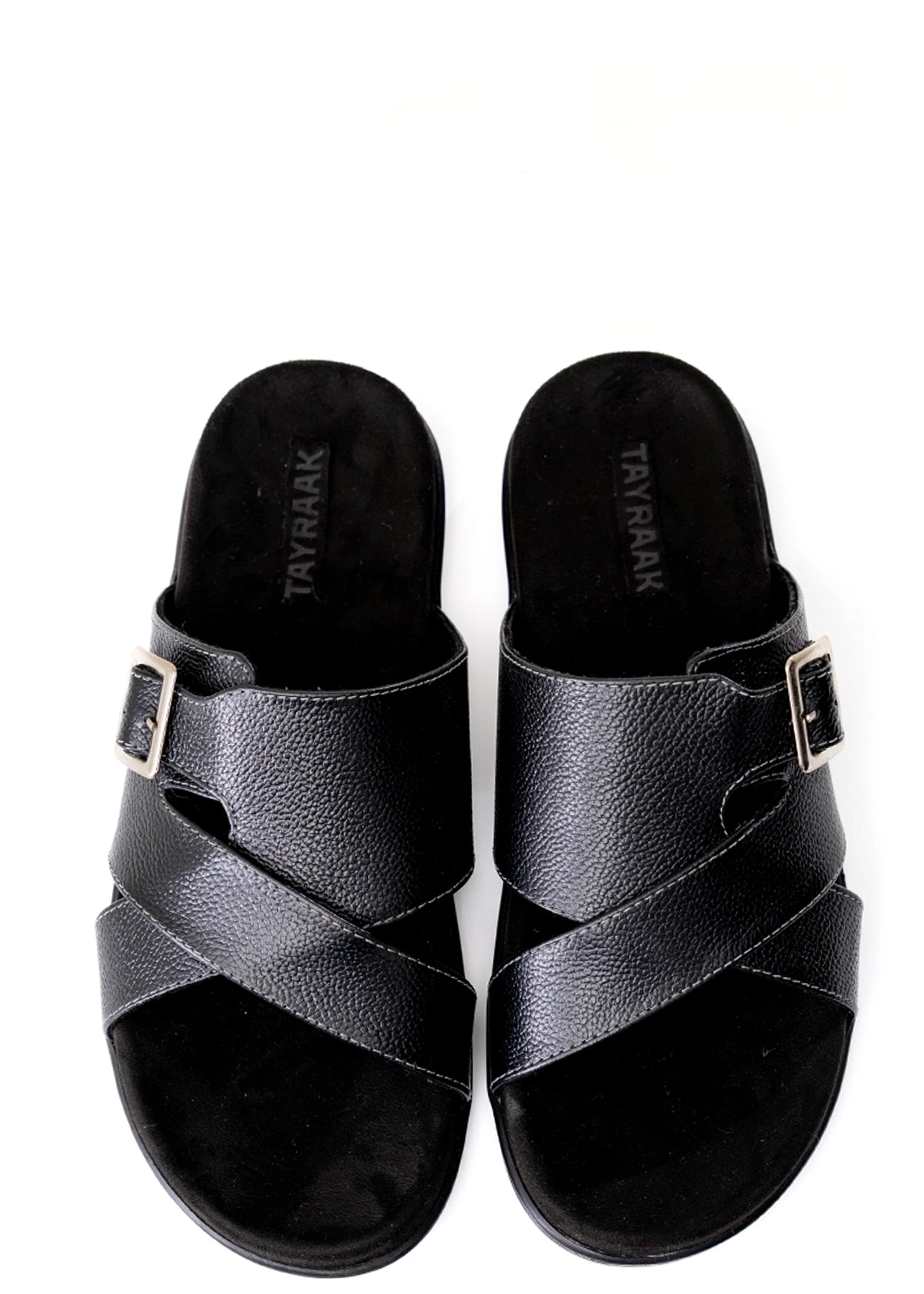 Tayraak Delon Black Sandals Cult Karachi Pakistan