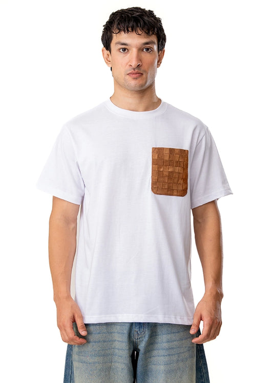 Dreams of Arthur White Hemp x Leather Tee Cult Karachi Pakistan