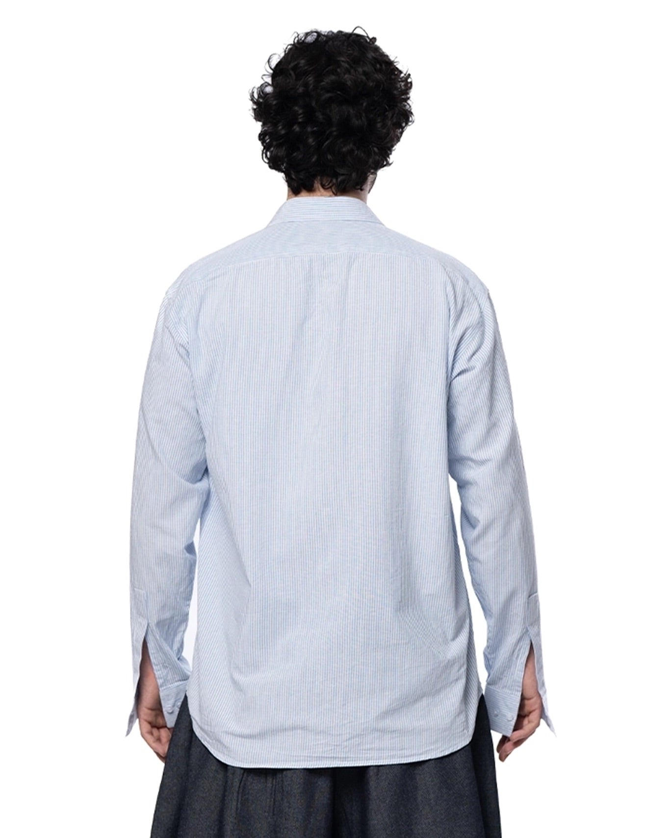 Another Sect Blue Reet Paisley Applique Shirt Cult Karachi Pakistan