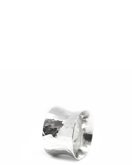 Amna Shariff Silver Hammered Band cult