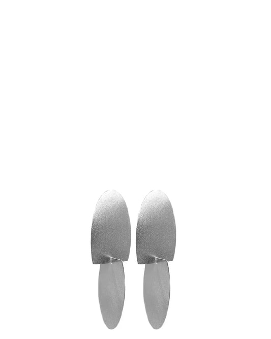 Amna Shariff Silver Oval Discs Posts cult