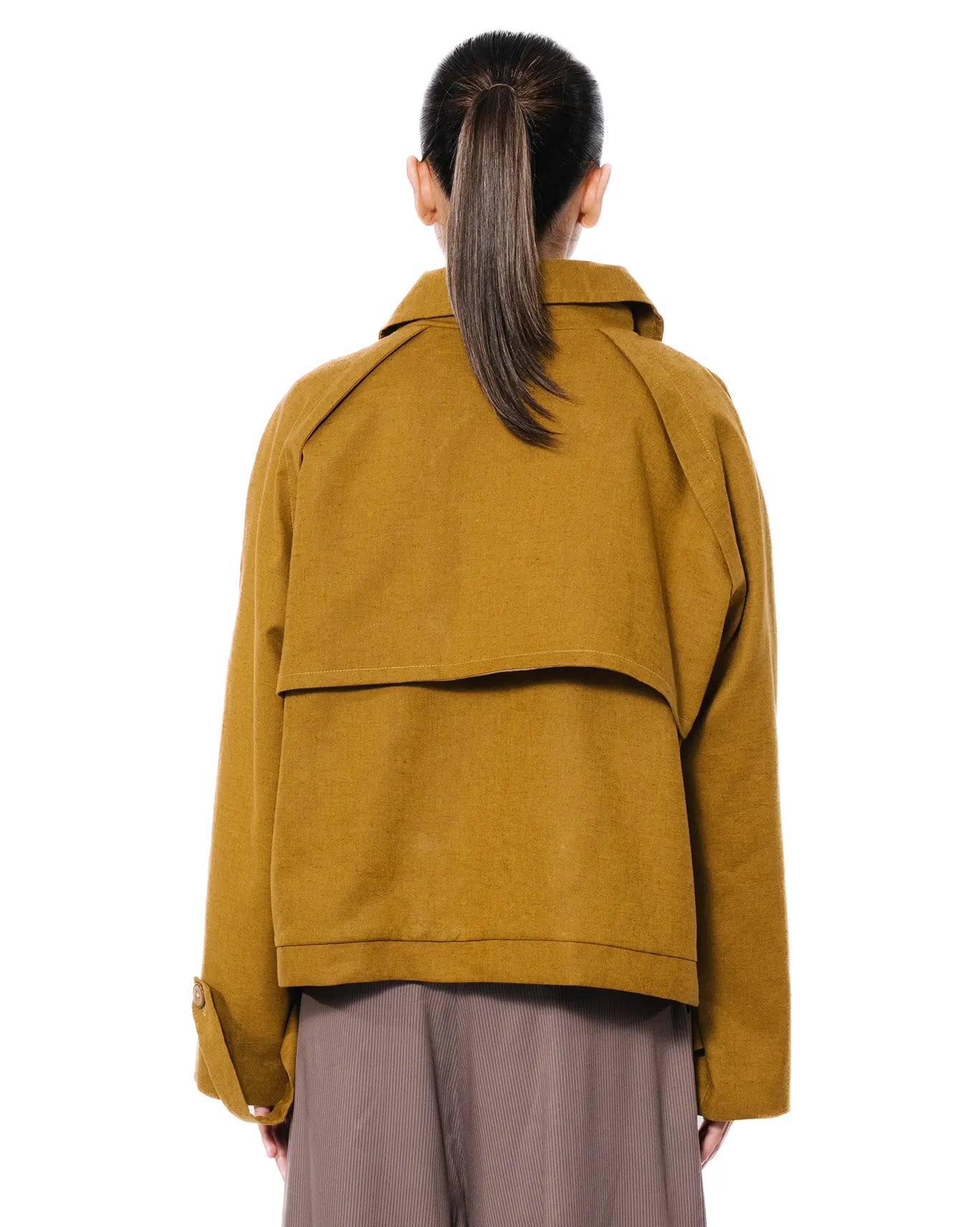Baro Studio Ochre Trench Trucker Jacket cult store