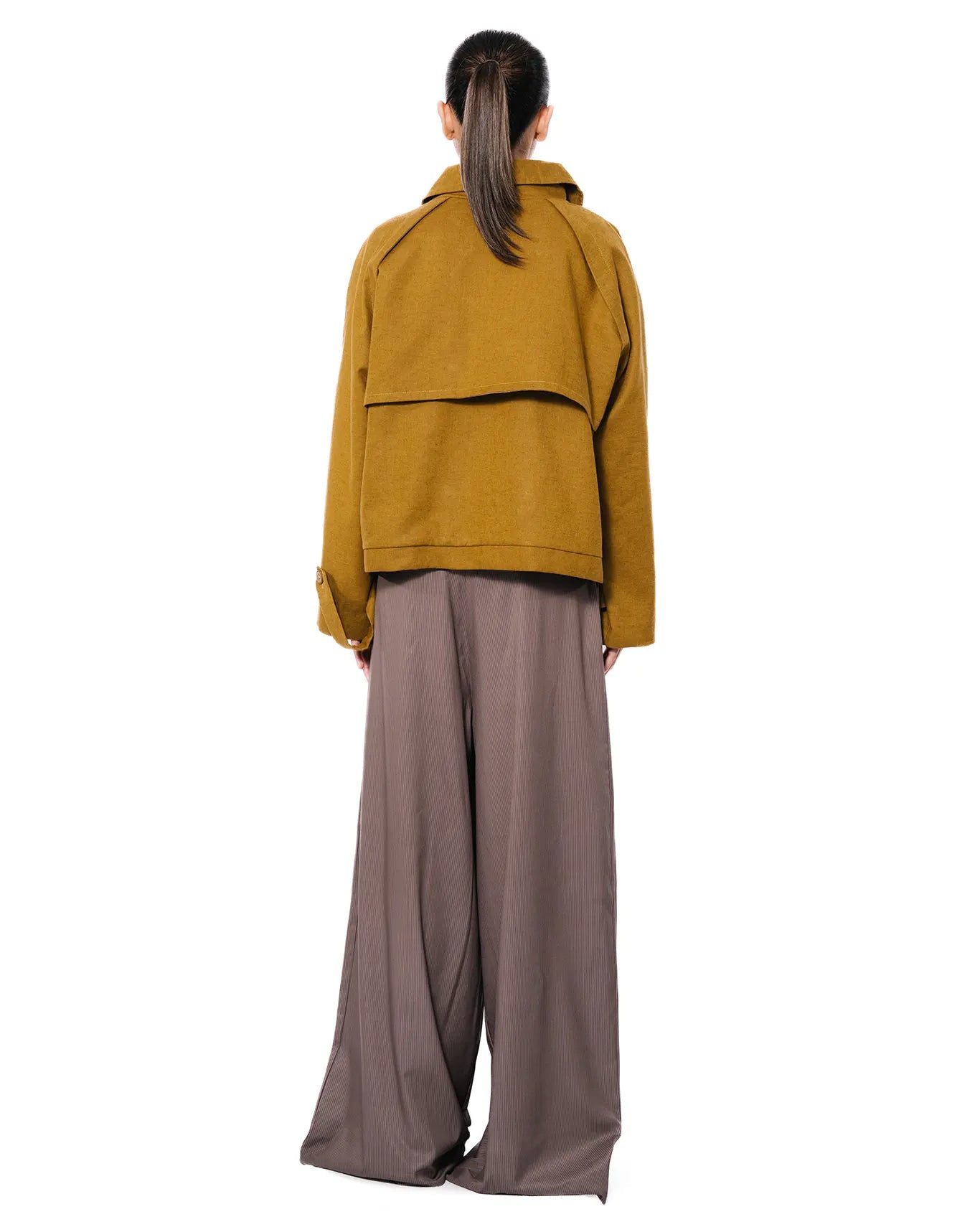 Baro Studio Ochre Trench Trucker Jacket cult store