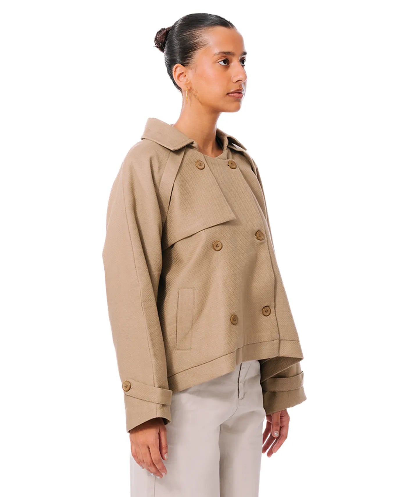 Baro Studio Tweed Trench Trucker Cult Store