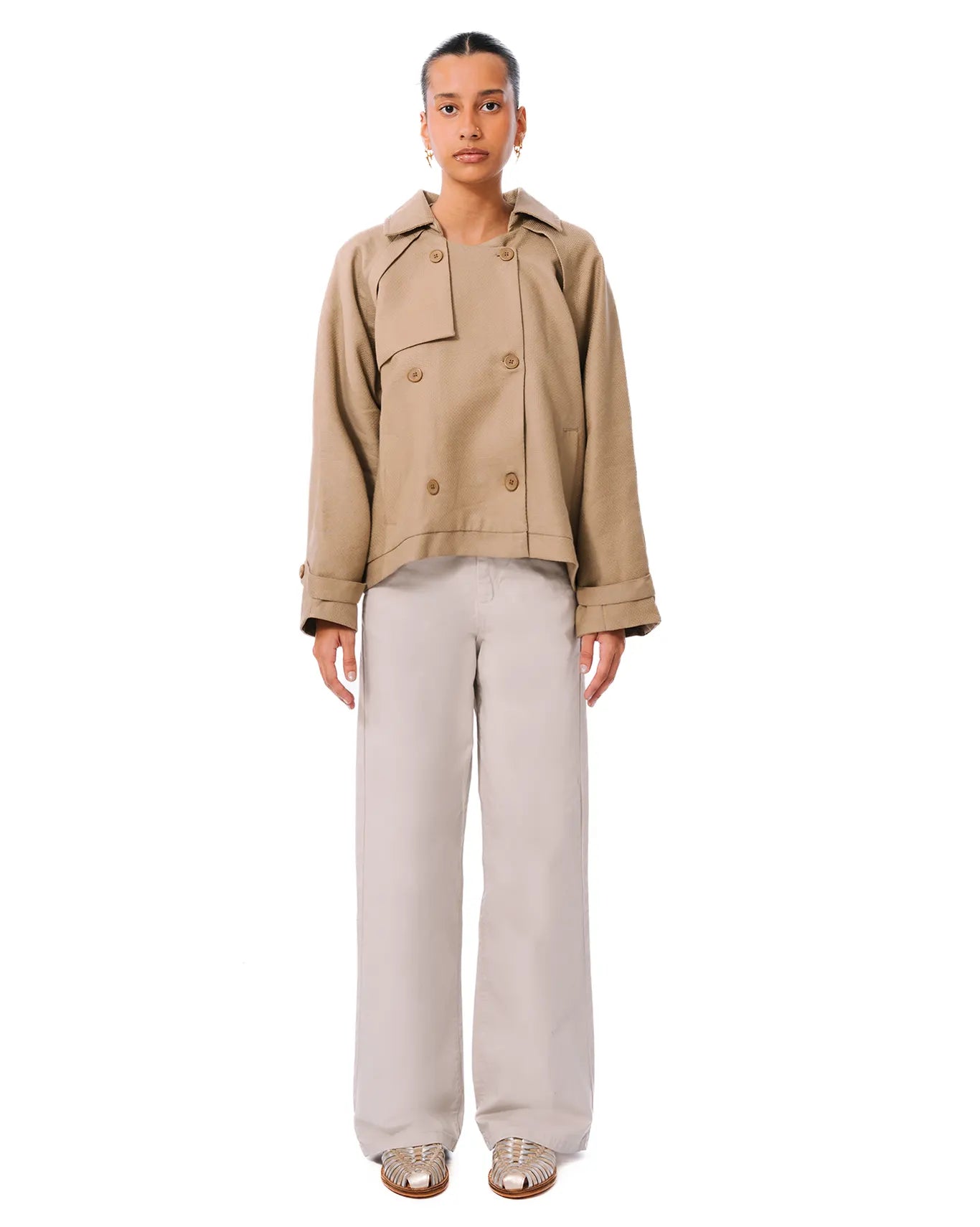 Baro Studio Tweed Trench Trucker Cult Store